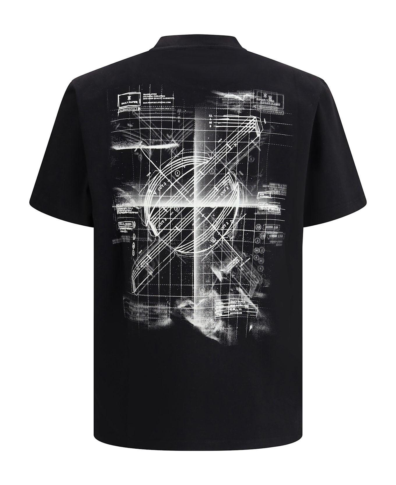Daily Paper T-shirt Whit Maxi Print
