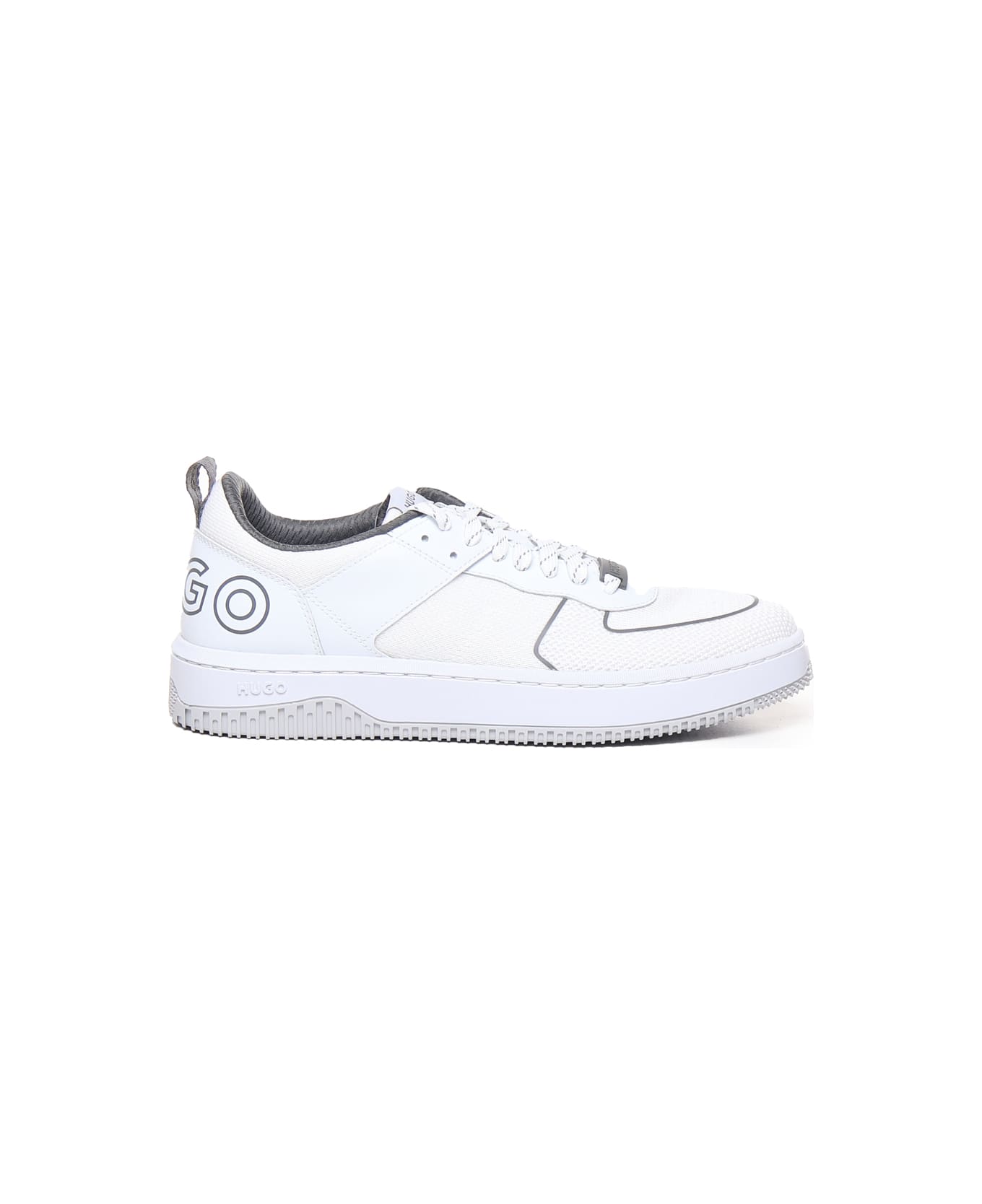 Hugo Boss Leather Sneakers - White