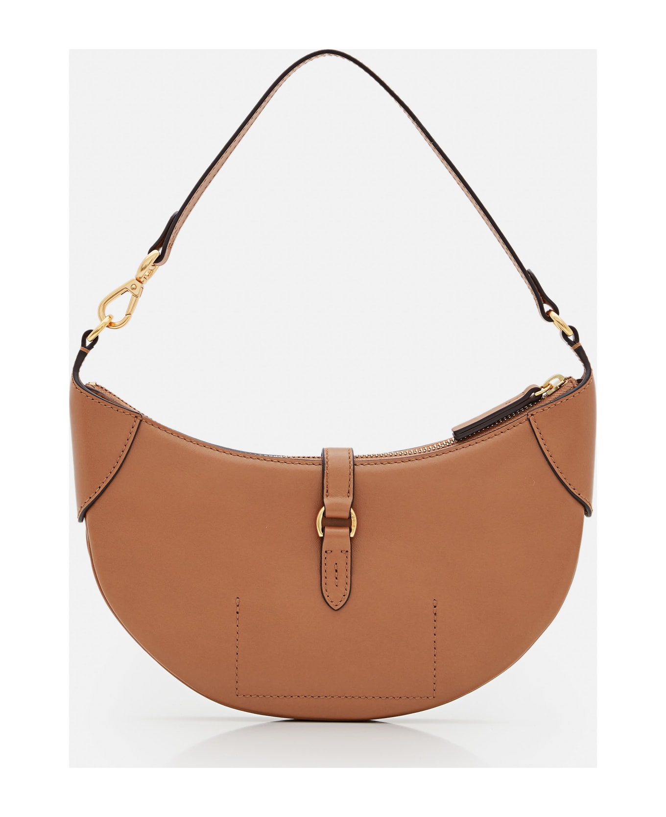 Polo Ralph Lauren Mini Sac Leather Shoulder Bag - Brown