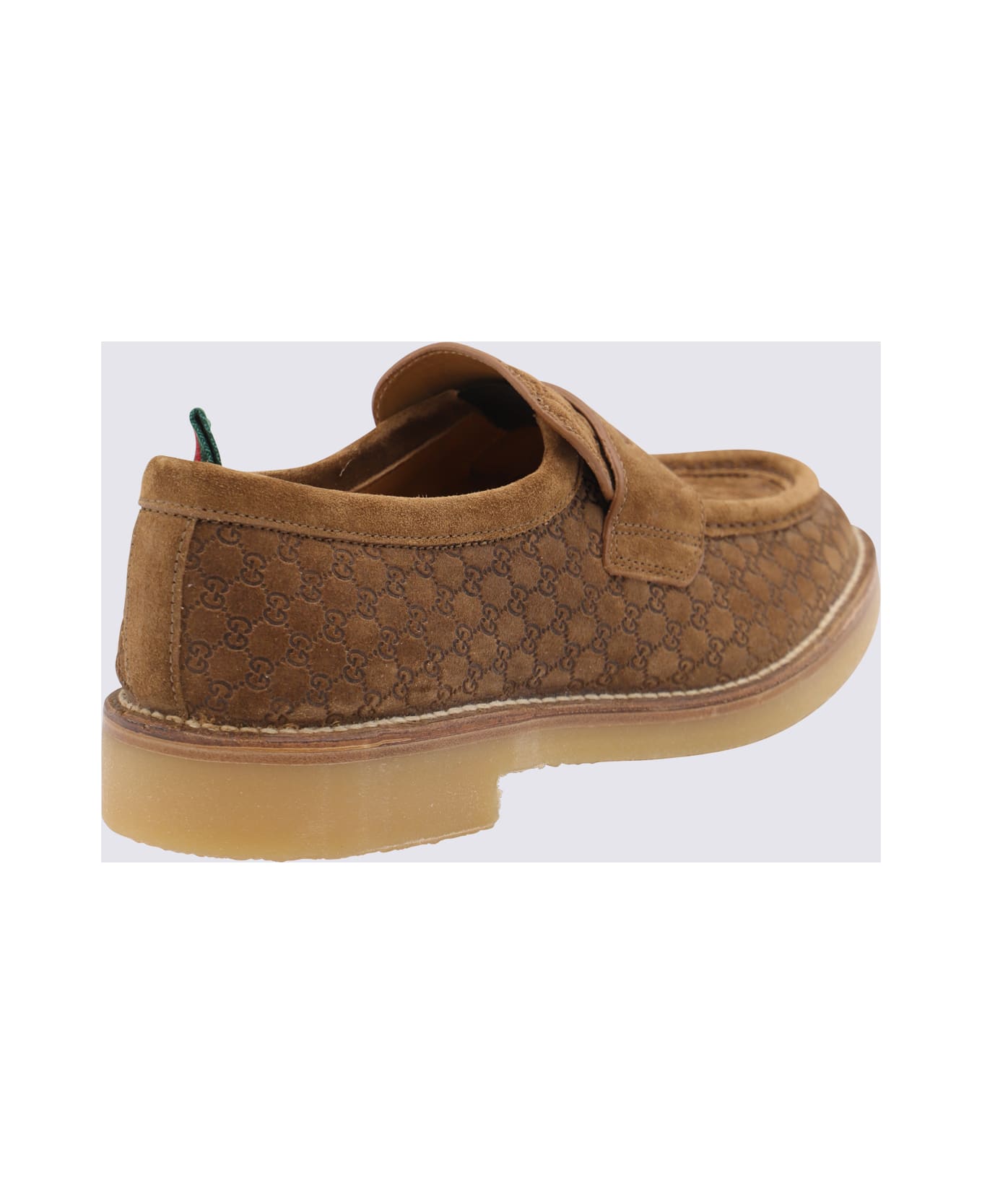 Gucci Tobacco Leather Loafers - TOBACCO