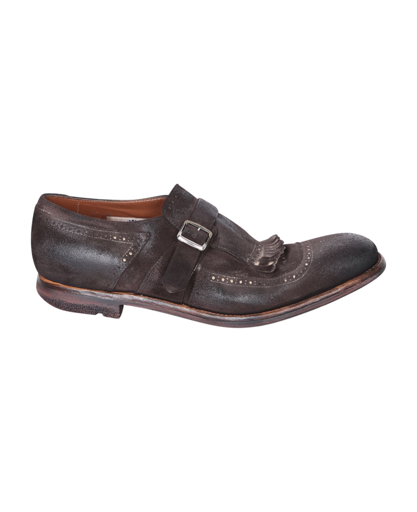 Church's Shanghai Vintage Suede Loafer In Brown - Brown