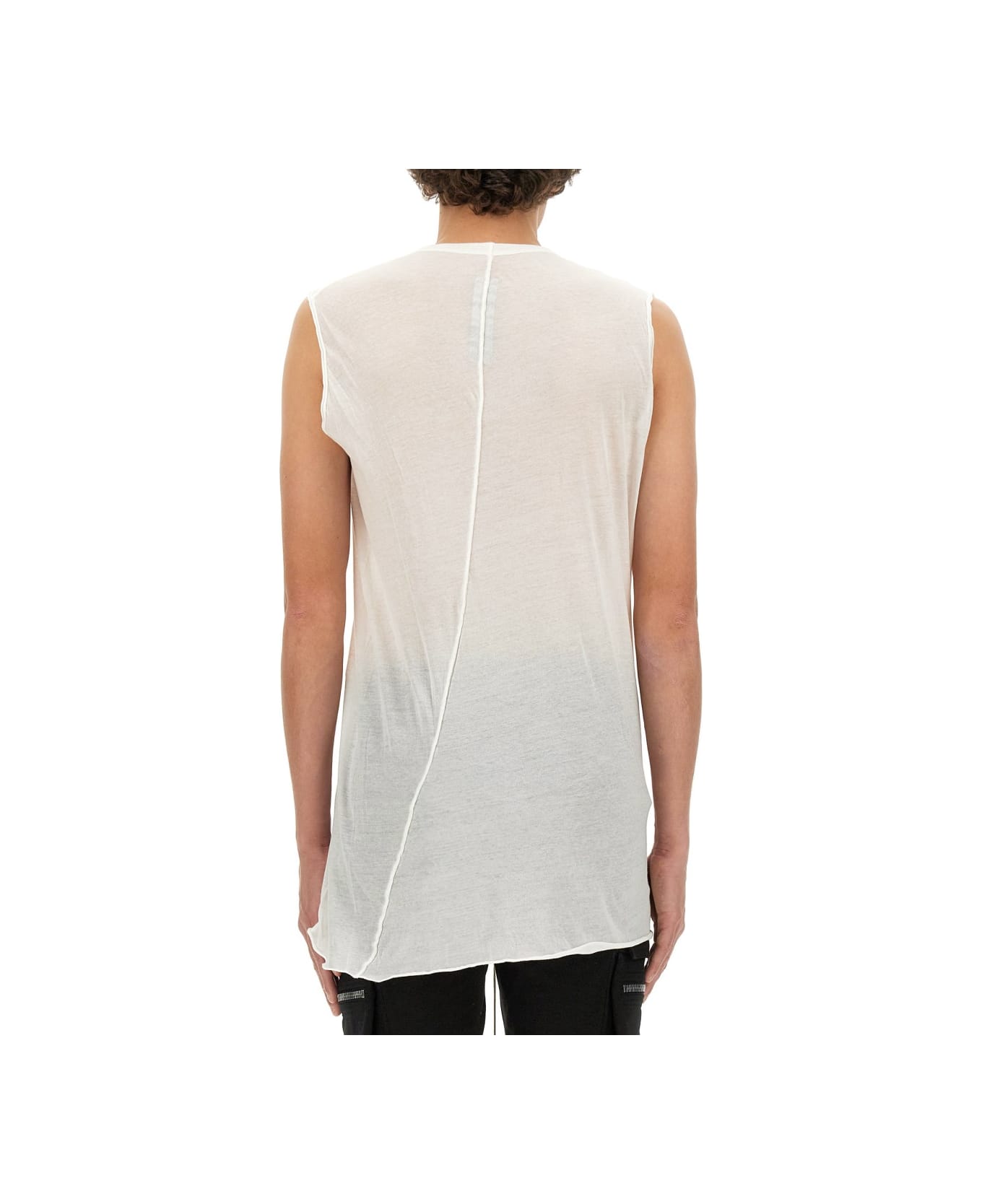 Rick Owens Cotton Tops. - WHITE