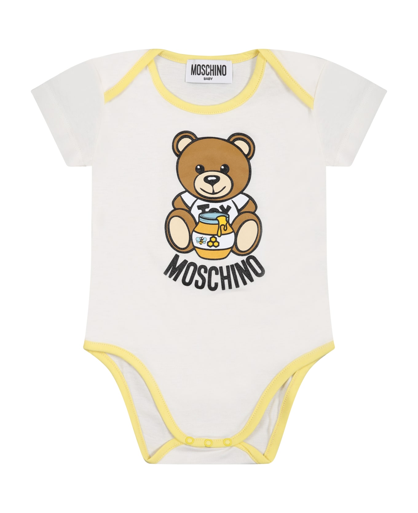 Moschino Multicolor Set For Babies With Teddy Bear And Print - Multicolor