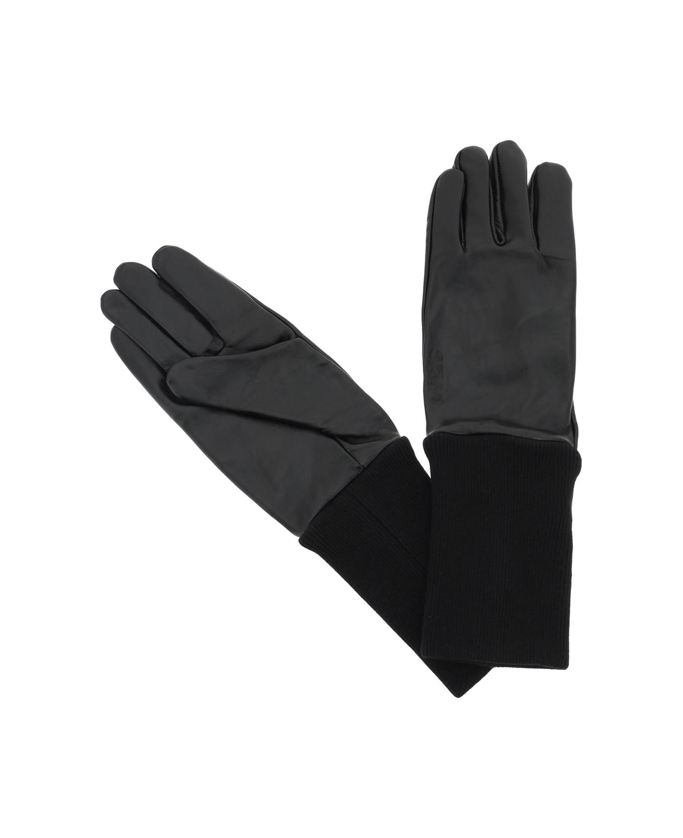 032c Leather Gloves - BLACK (Black)