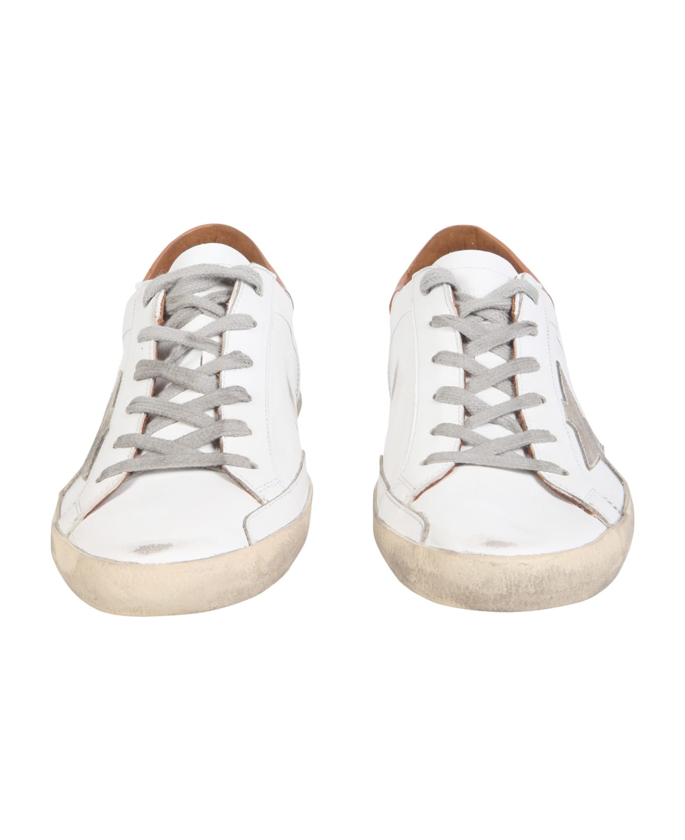 Golden Goose Superstar Sneakers - White/ice/light Brown