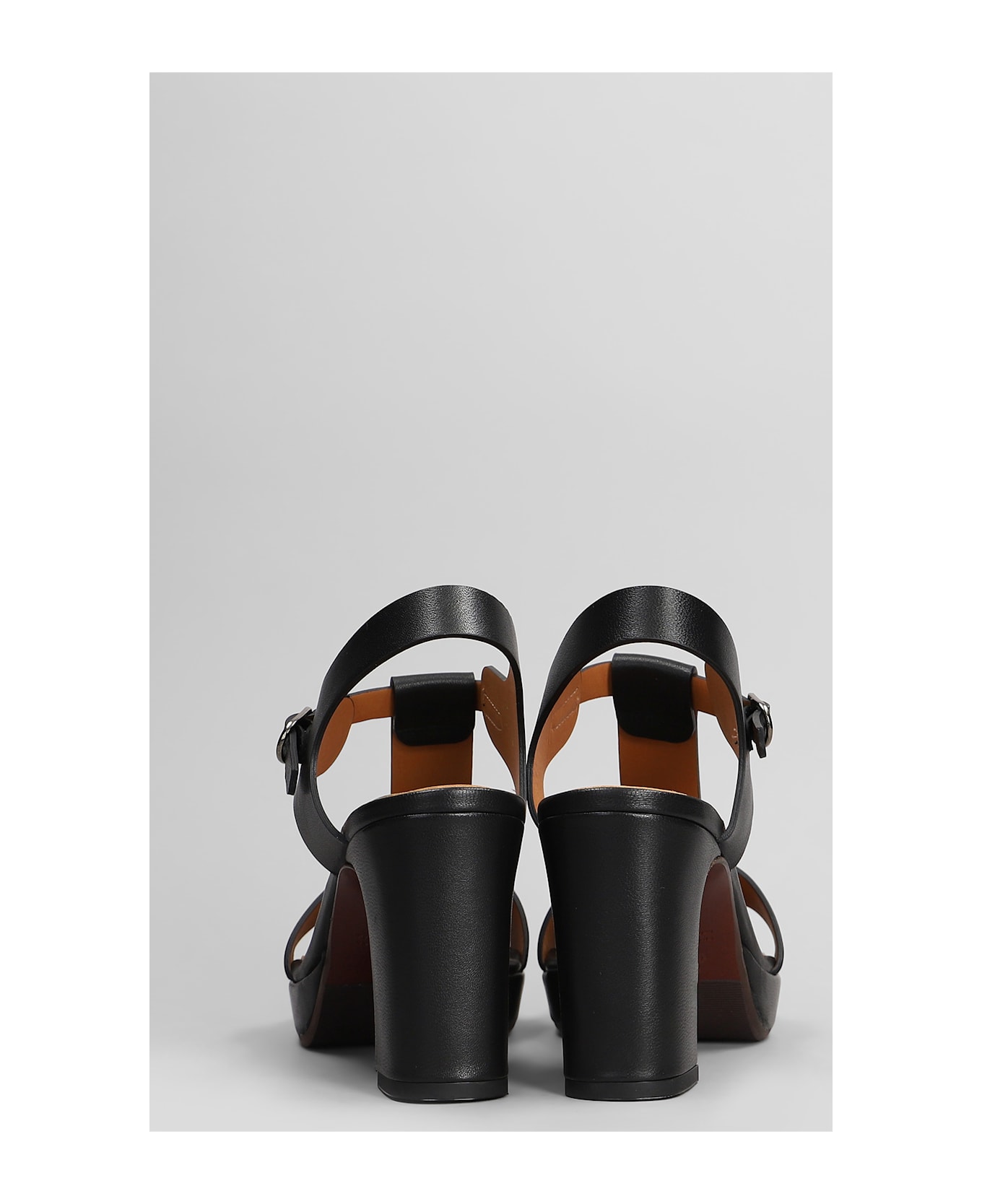 Chie Mihara Kimor-l Sandals In Black Leather - black