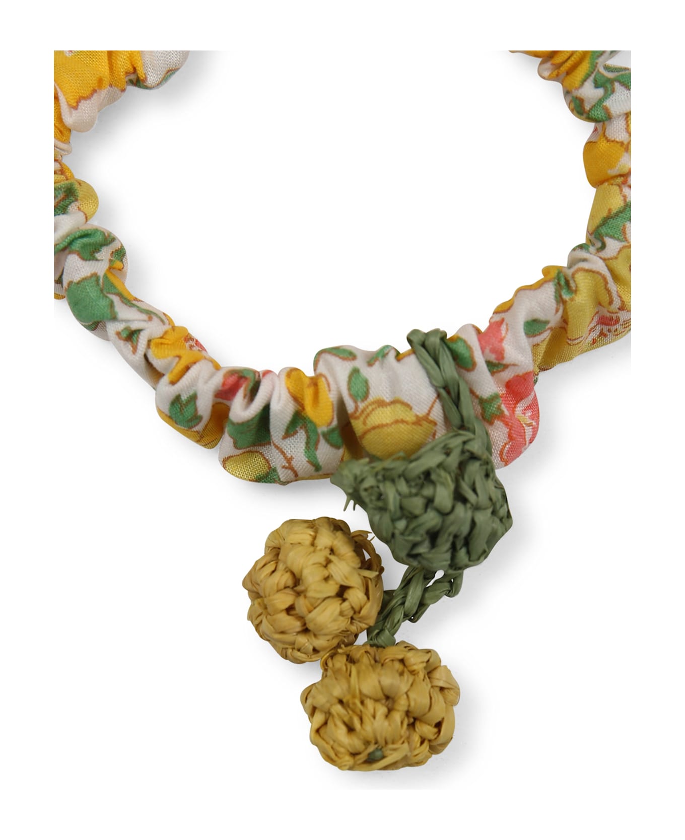 Bonpoint Yellow Elastic For Girl With Cherries - Yellow