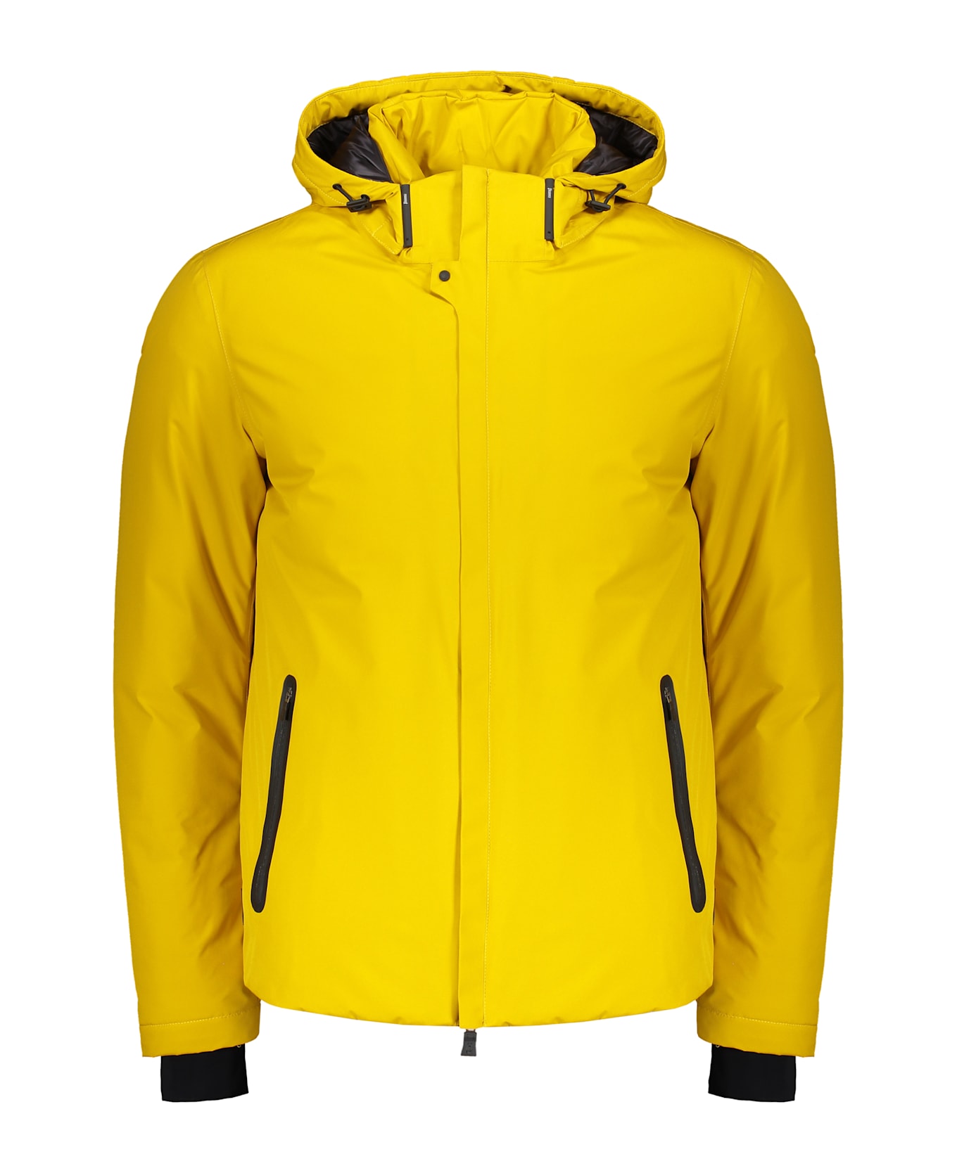 Herno Hooded Down Jacket - Yellow