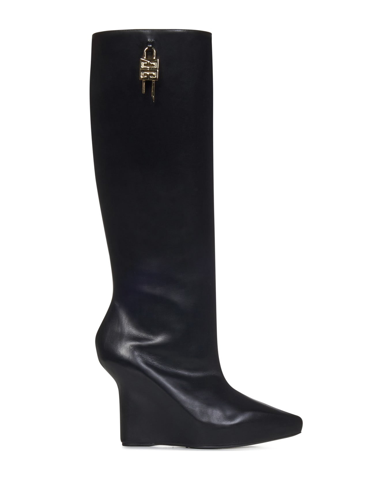 Givenchy G-lock Leather Boots - Black ブーツ