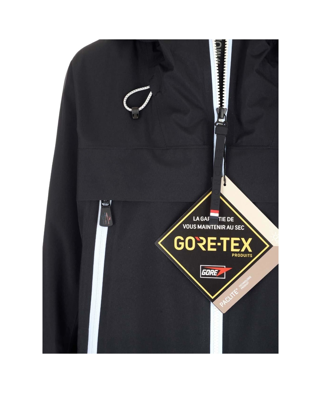 Moncler Grenoble Zip-up Hooded Jacket - Black