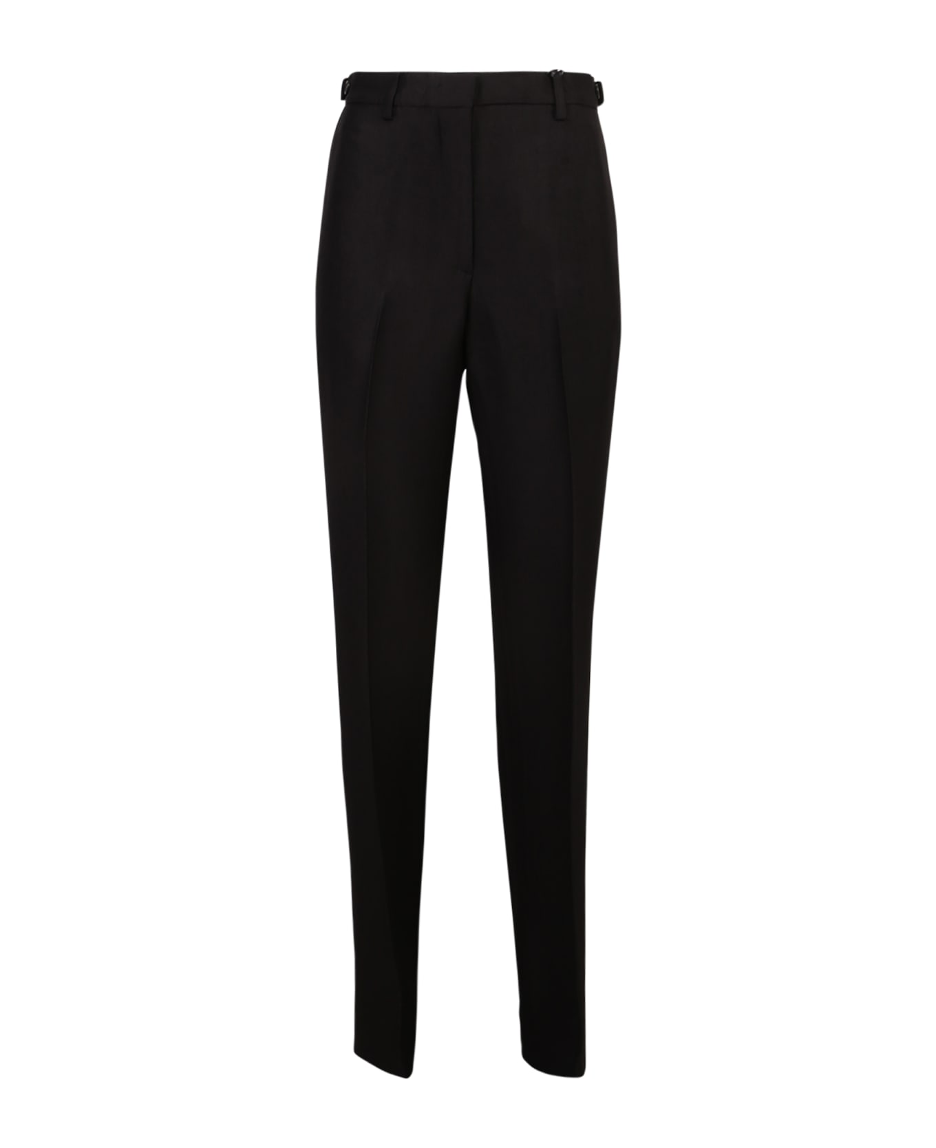 MSGM Tailored High-waisted Trousers - Black ボトムス