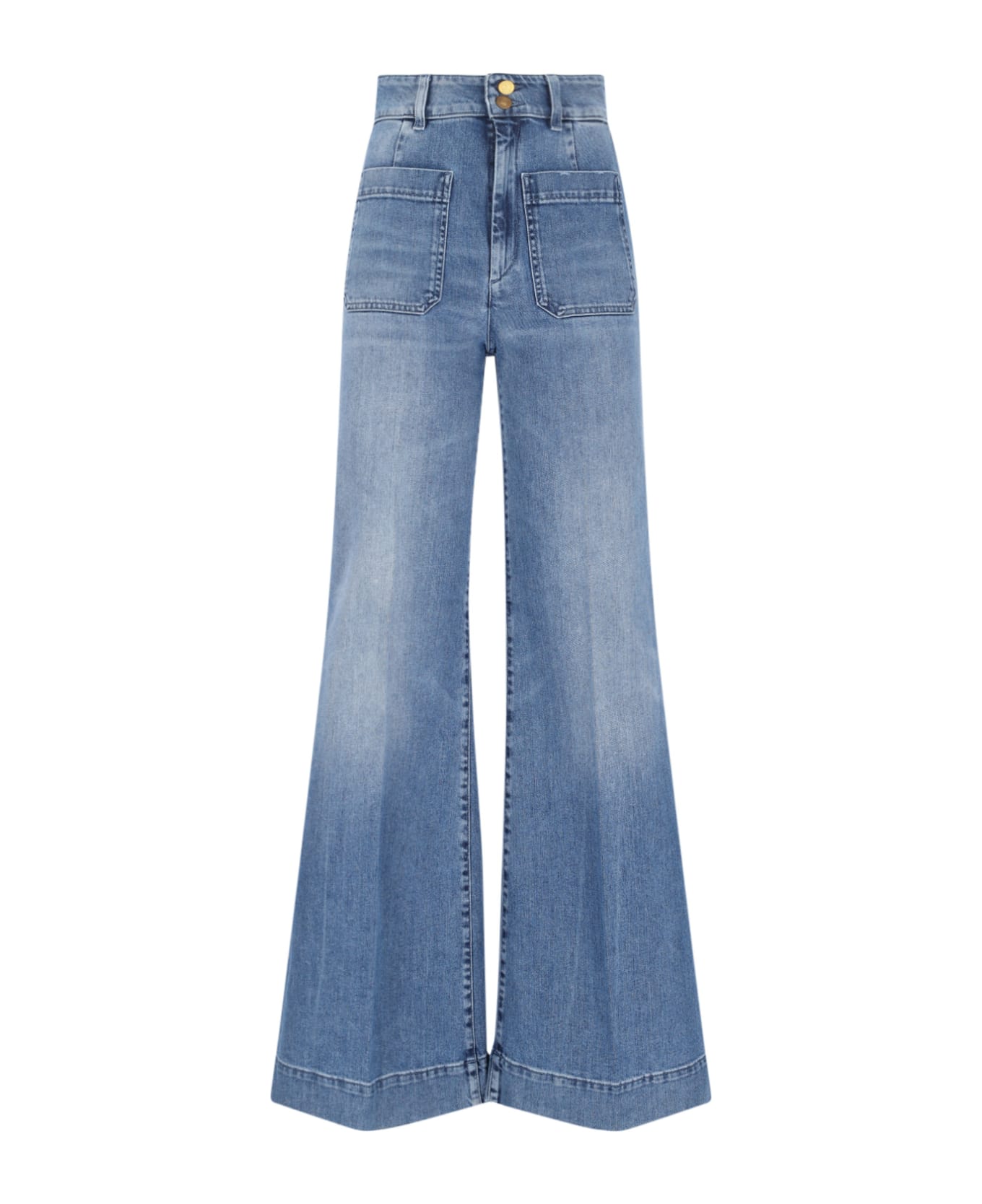 The Seafarer Palazzo Jeans - BLUE