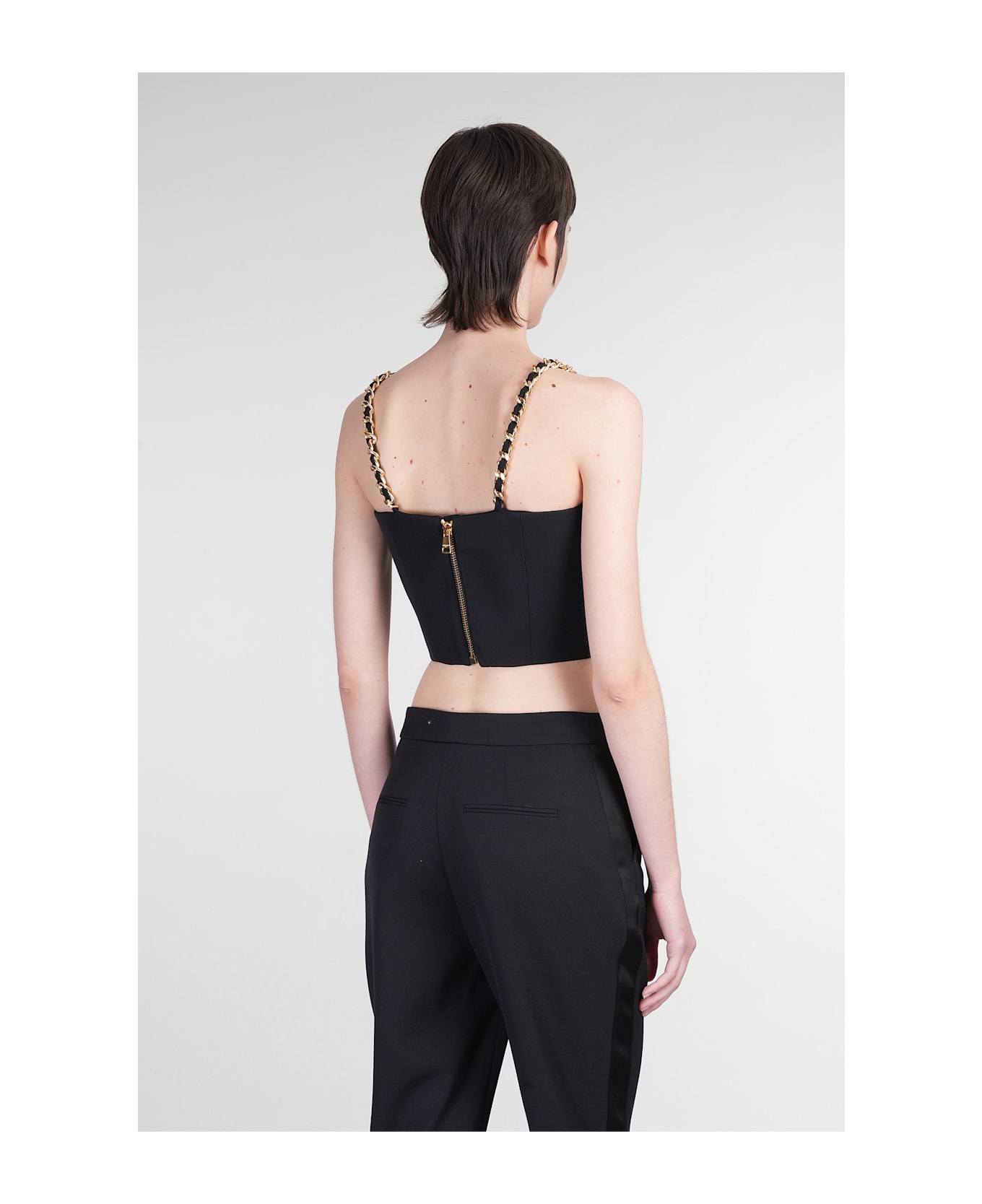 Balmain Topwear In Black Wool - black
