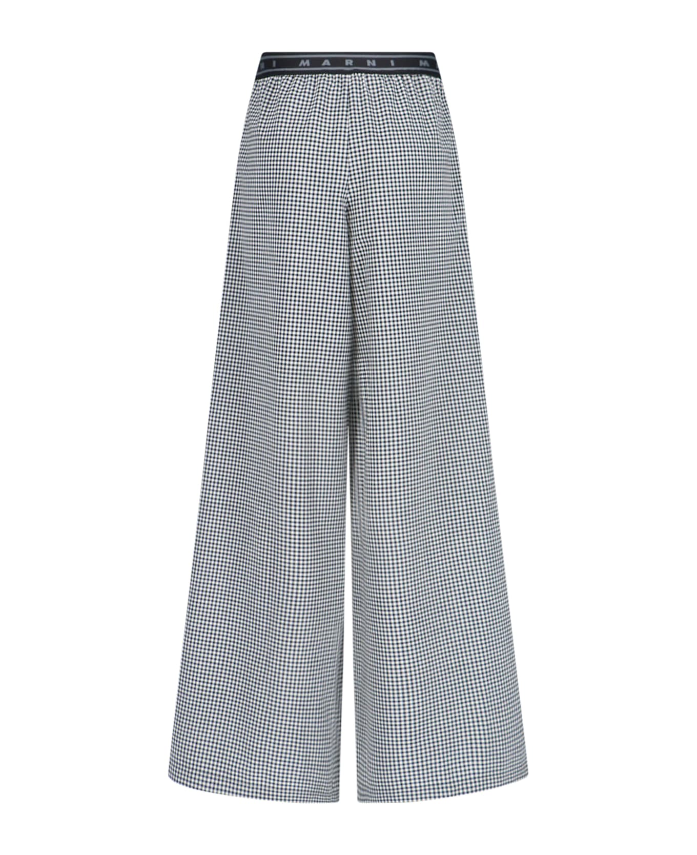 Marni Plaid Palazzo Pants - Black