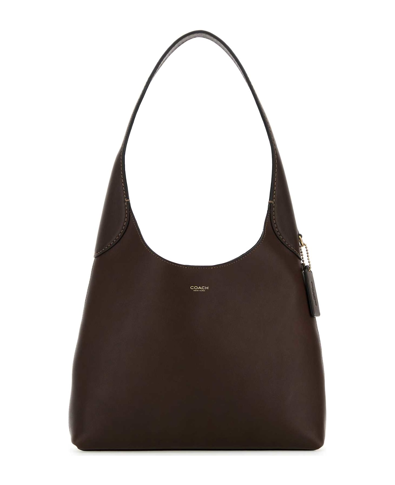Coach Chocolate Leather Brooklyn 28 Shoulder Bag - B4MAPLE