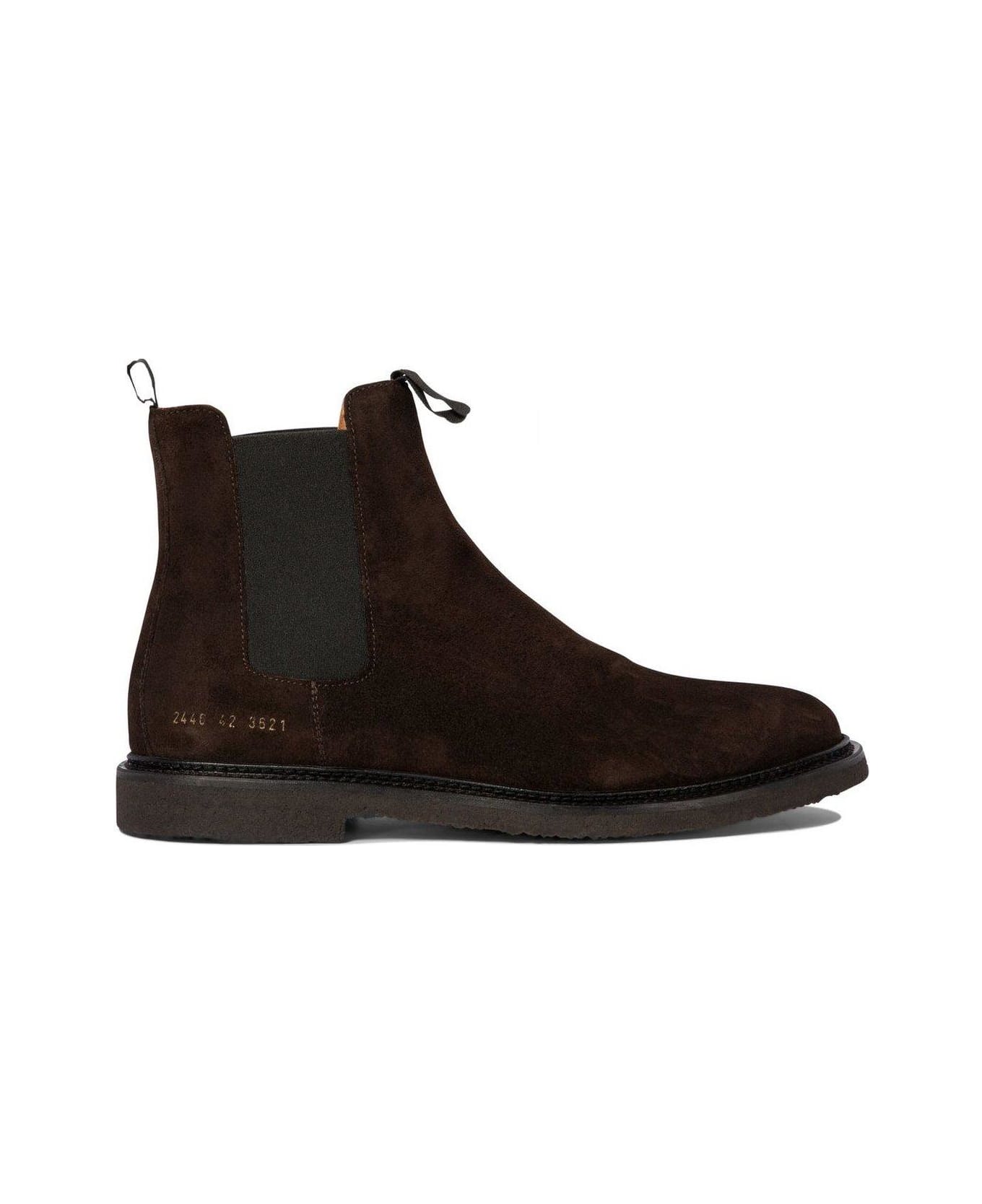 Common Projects Round Toe Chelsea Boots - BROWN