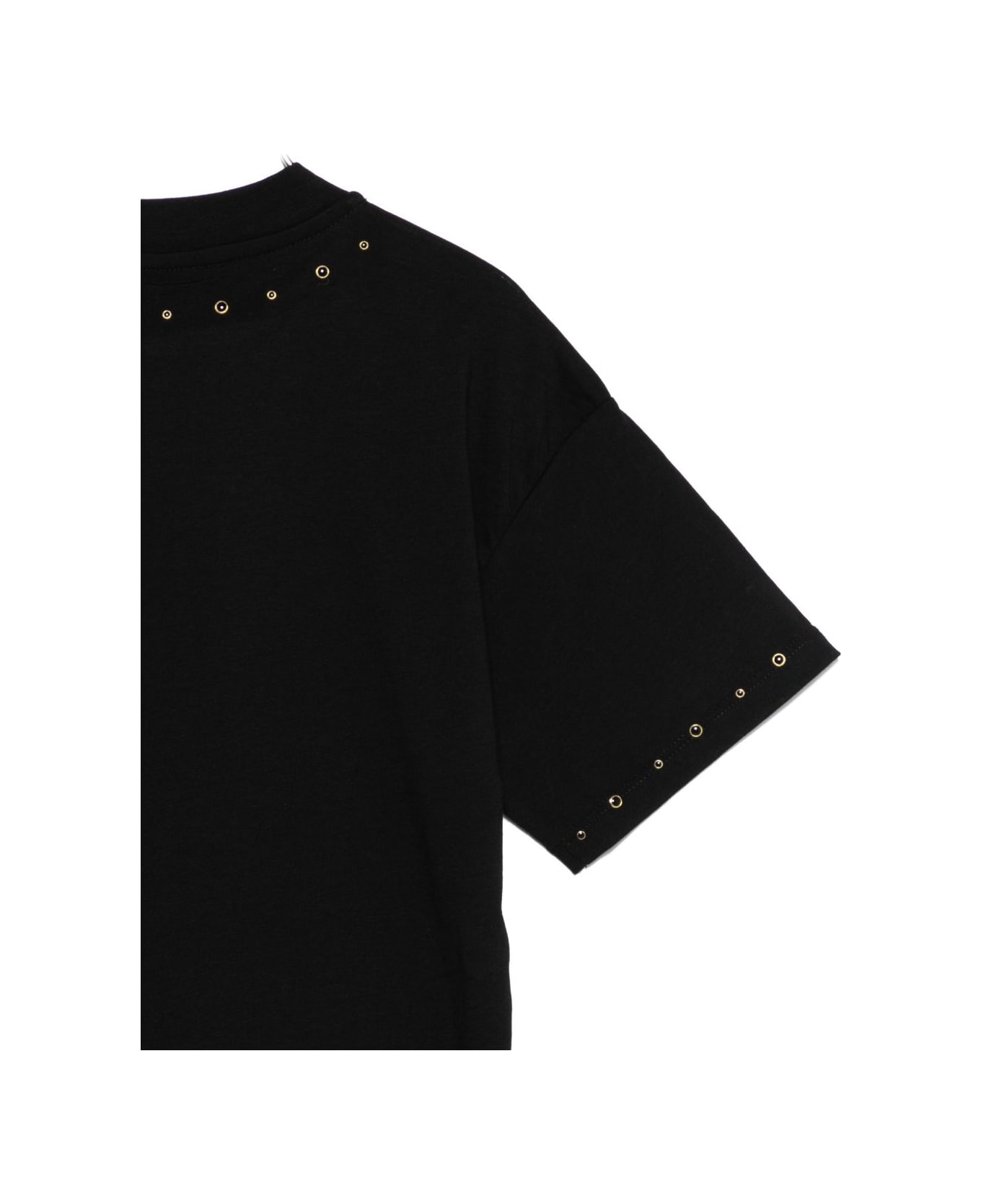 MSGM Kids Studded T-shirt - Black
