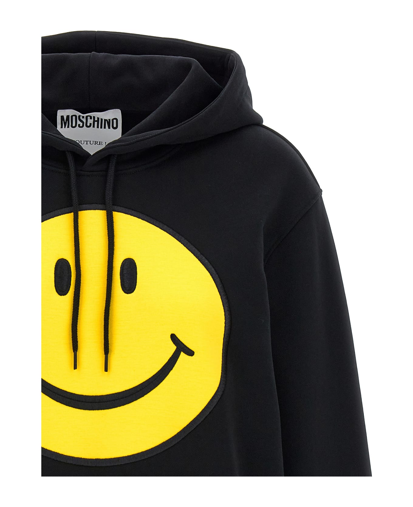 Moschino 
smiley
 Hoodie - FANTASIA NERO