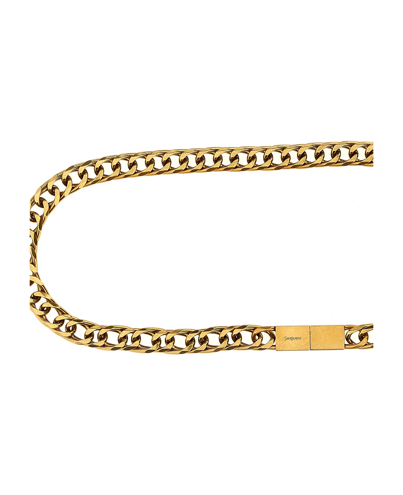 Saint Laurent Chain Belt - Gold
