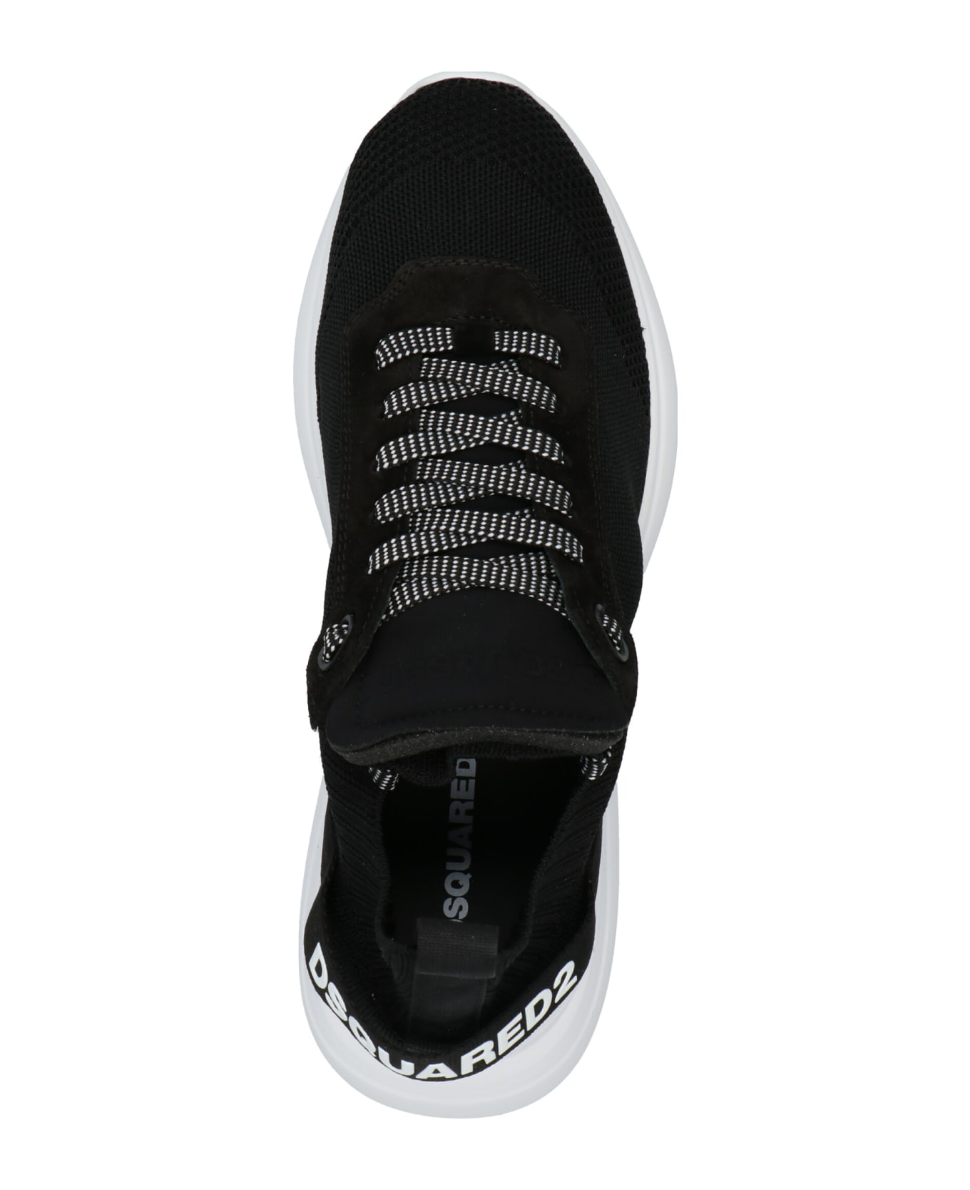 Dsquared2 Logo Printed Lace-up Sneakers - black スニーカー
