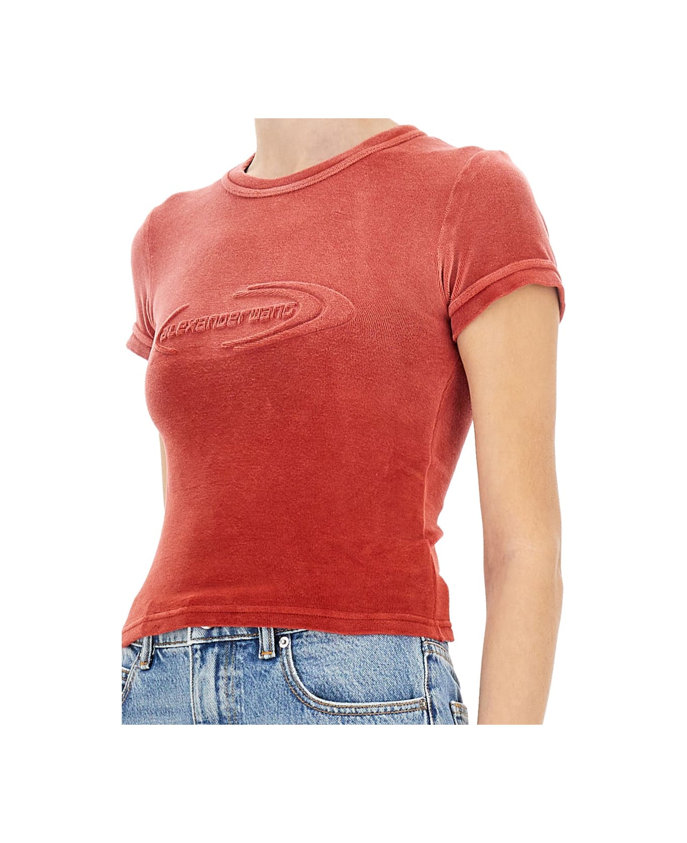 T by Alexander Wang T-shirt With Logo - RED