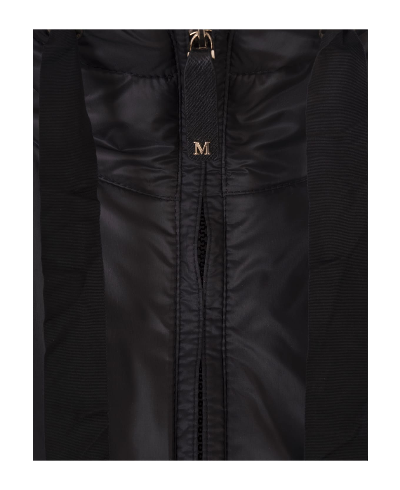 Max Mara Cool Cropped Bomber Jacket - Black ジャケット