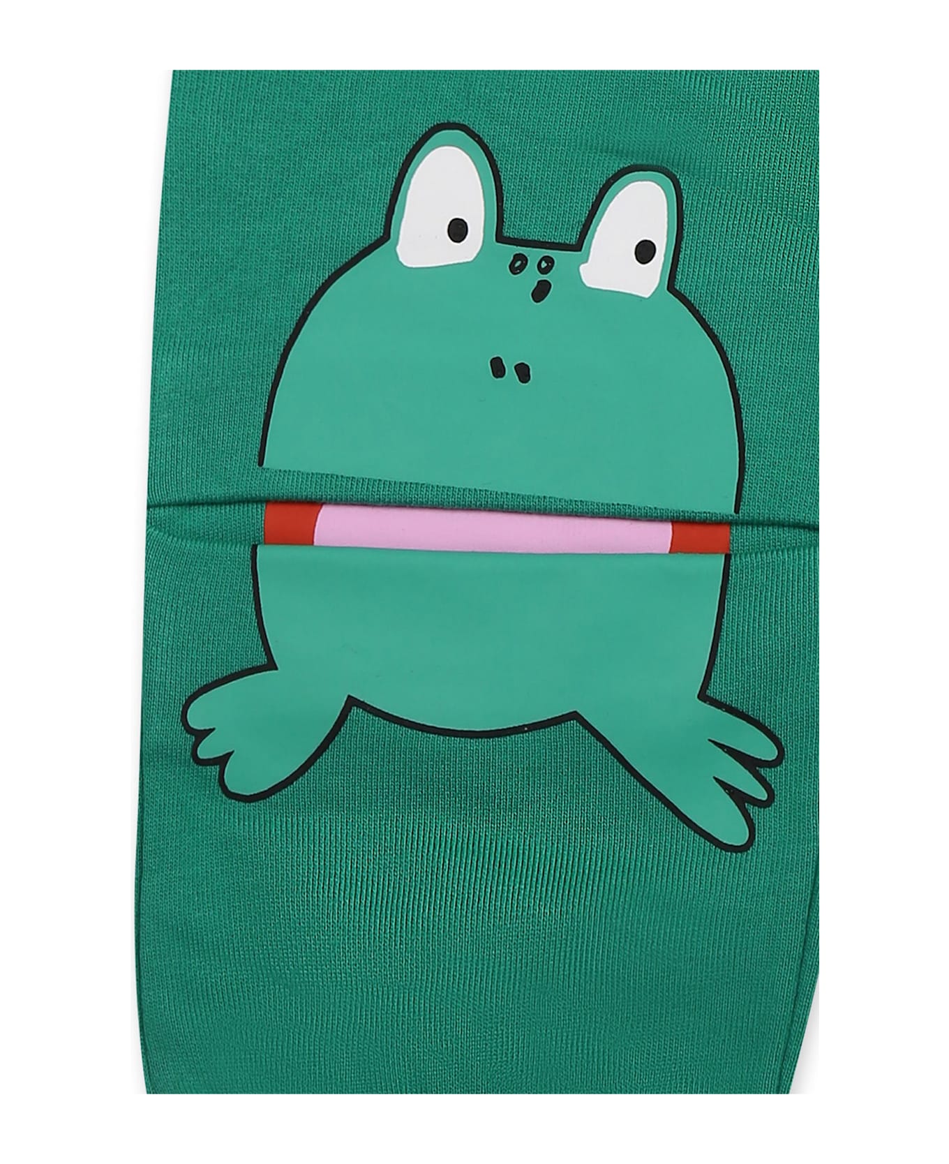 Stella McCartney Kids Green Trousers For Baby Boy With Frog - Green