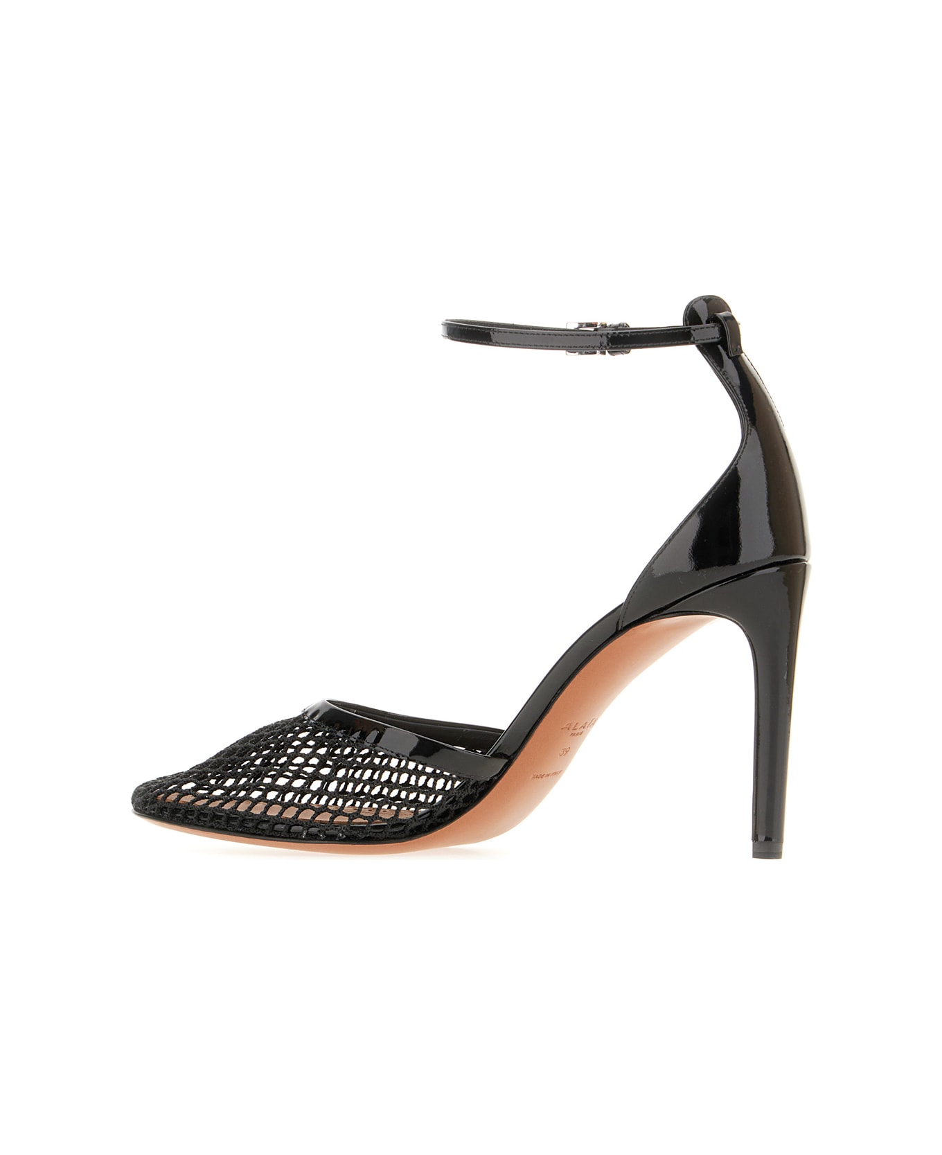 Alaia Black Mesh Pumps - NOIR