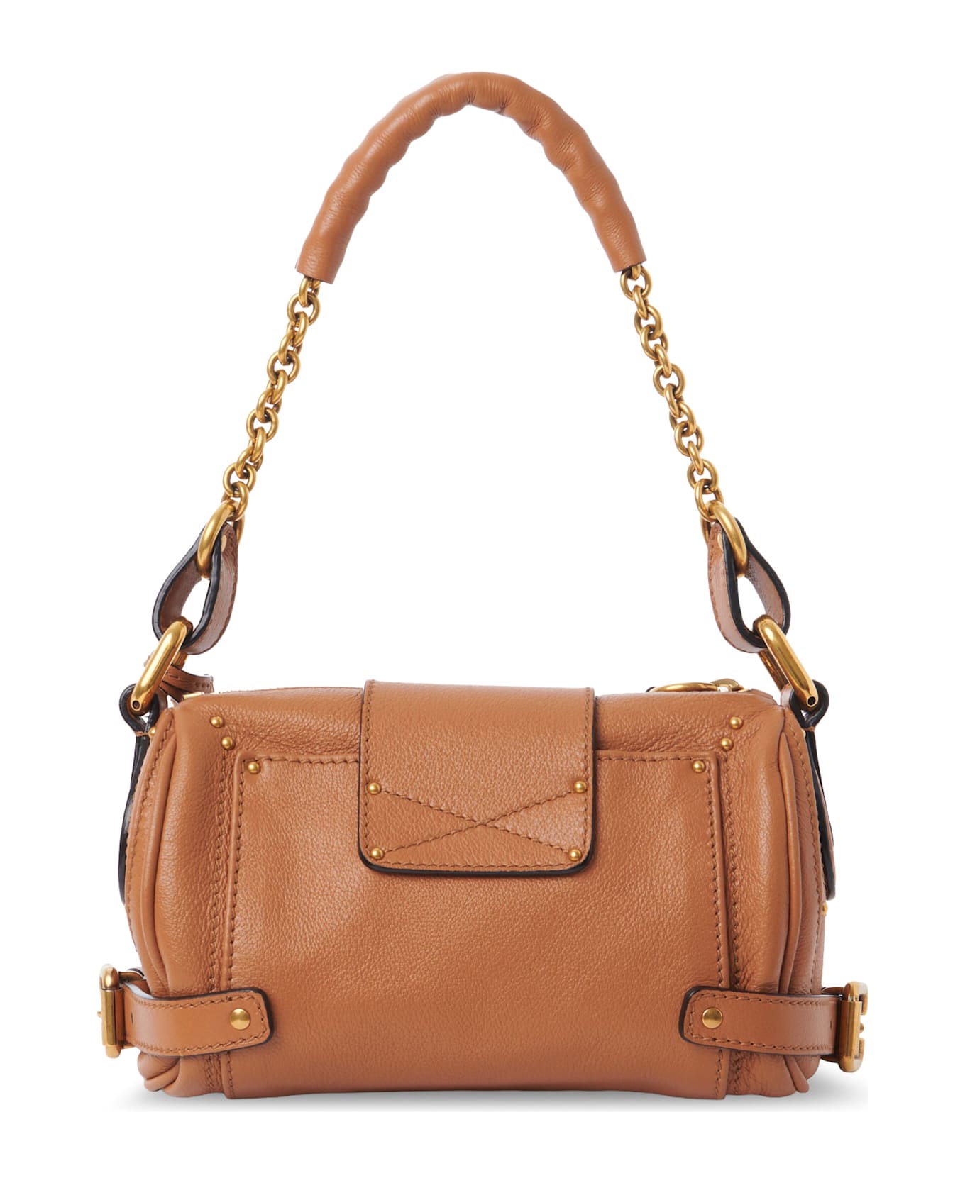 Chloé Paddington Small Leather Shoulder Bag - Mustang Brown
