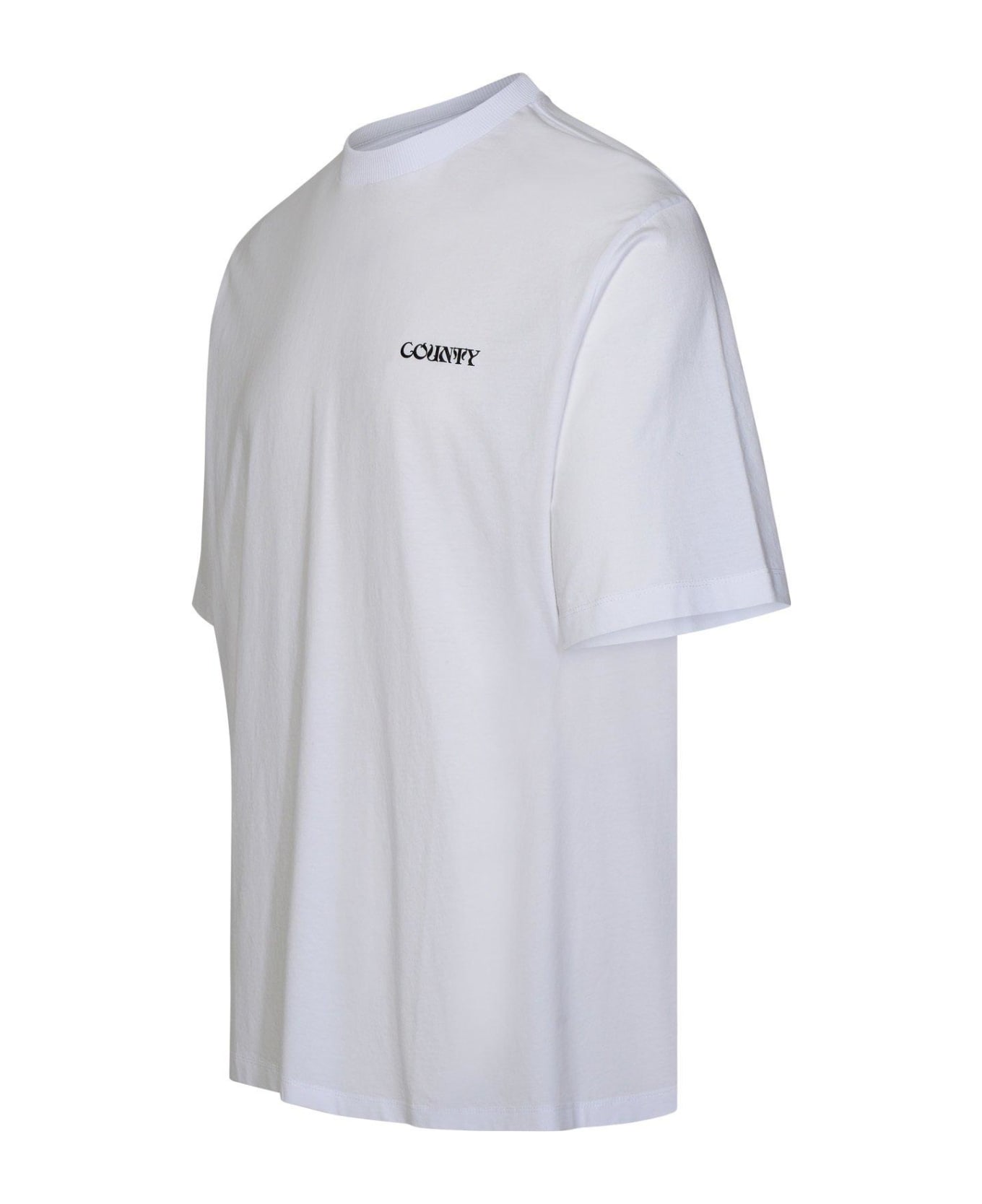 Marcelo Burlon County Printed Crewneck T-shirt - Bianco