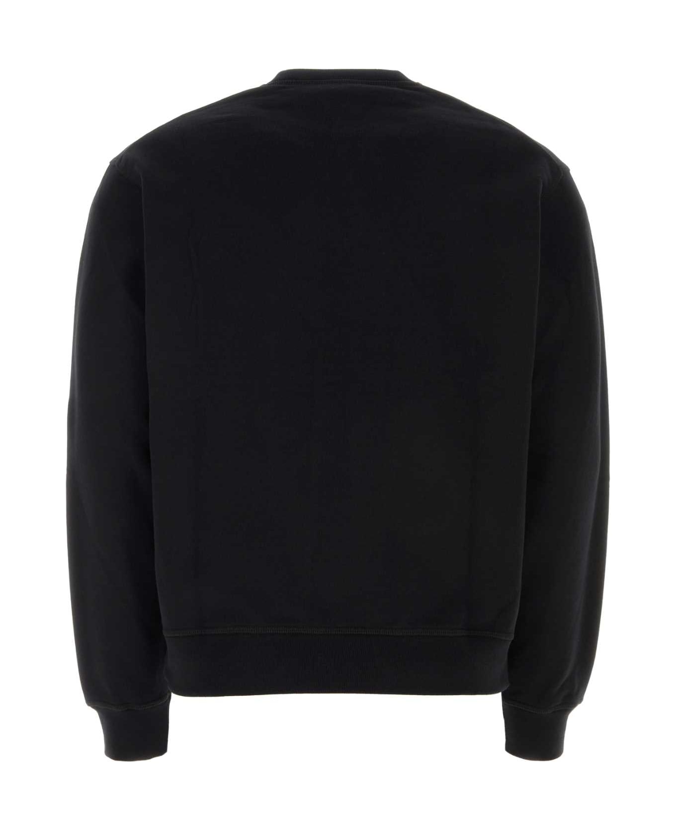 Dsquared2 Cotton Sweatshirt - BLACK