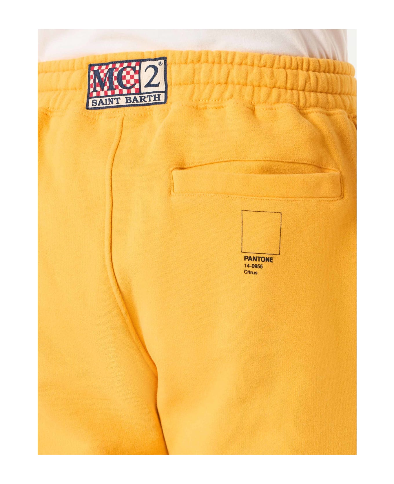 MC2 Saint Barth Yellow-ochre Track Pants | Pantone Special Edition - YELLOW