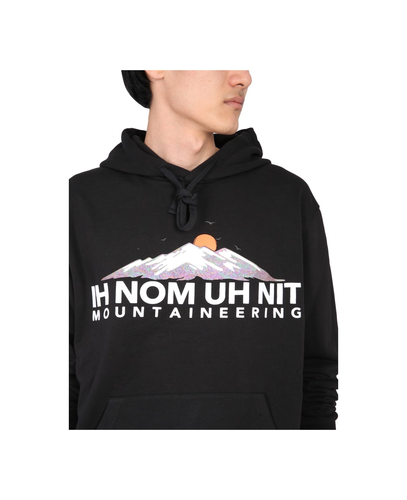 ih nom uh nit Hoodie - BLACK