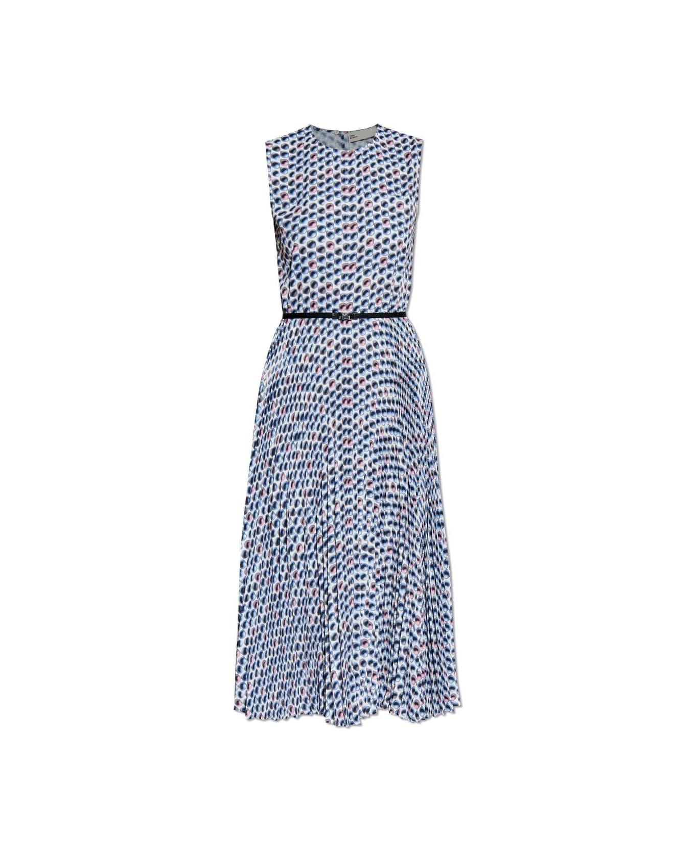 Tory Burch Printed Twill Dress - Blue Candy Dot