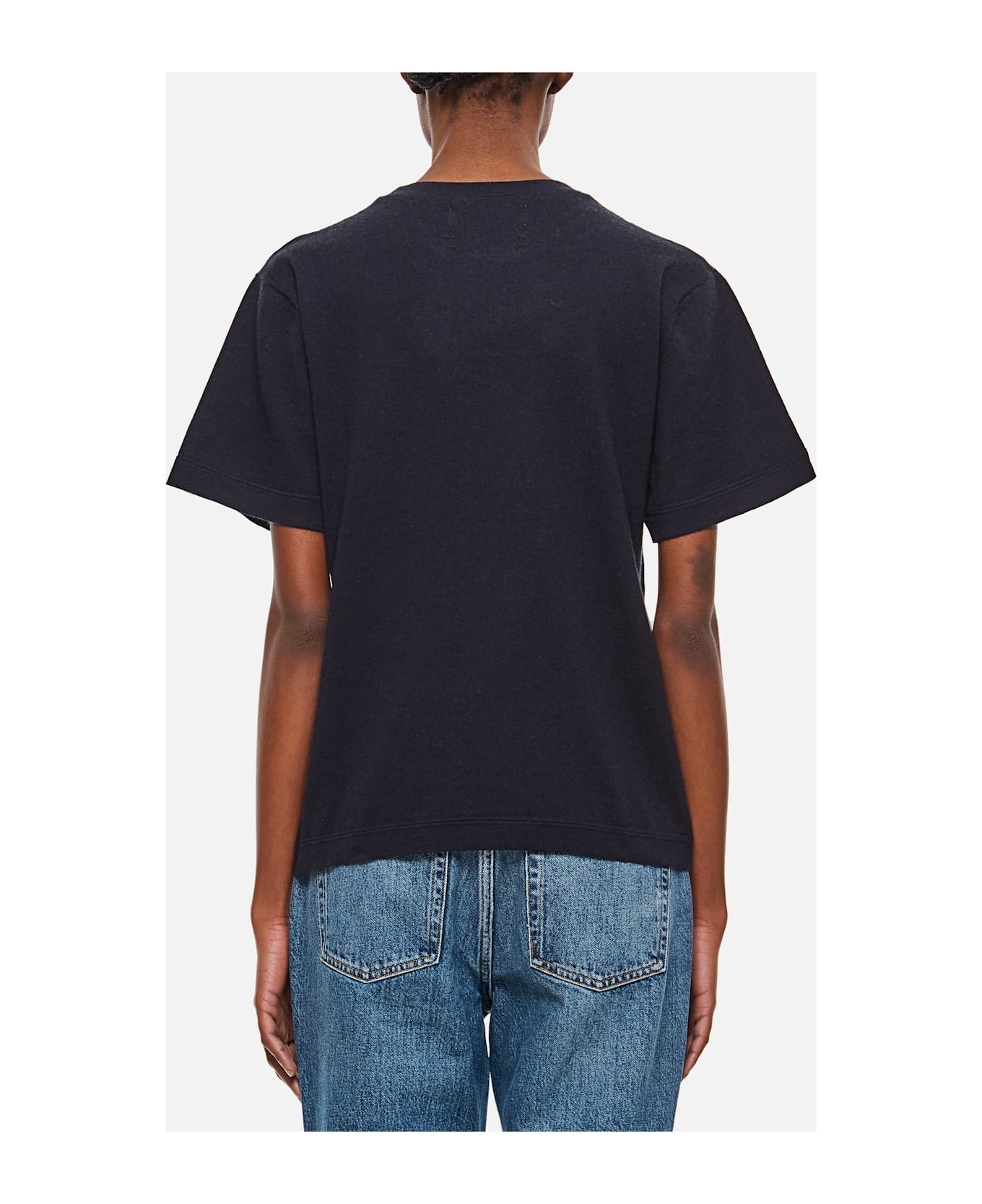 Extreme Cashmere Cuba Cashmere Cotton Blend T-shirt - Blue