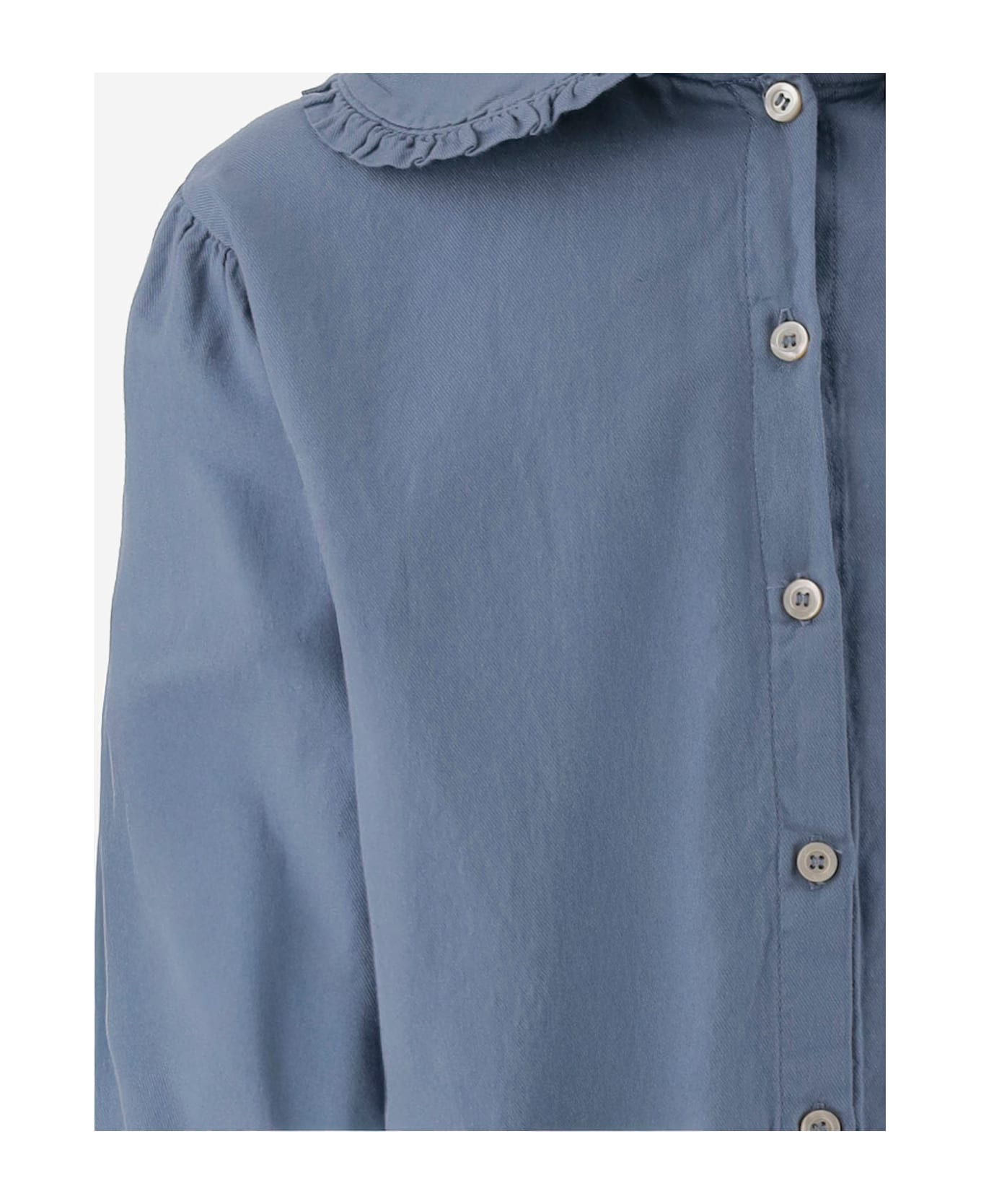 Babe 
Tess Cotton Shirt - Light Blue