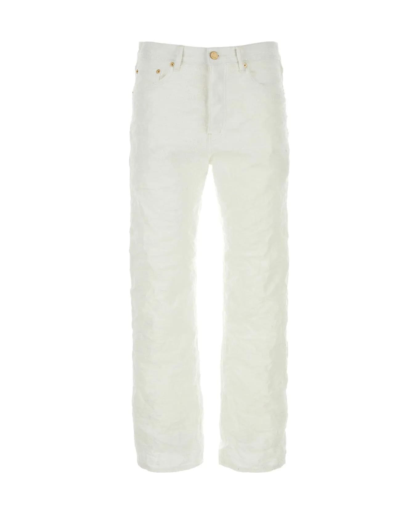 Purple Brand White Denim Jeans - WHITE