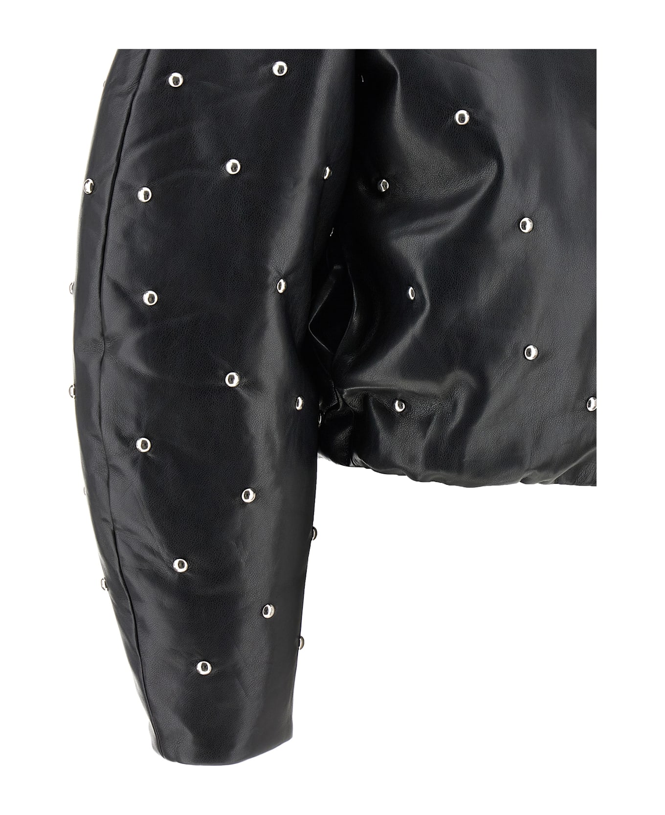 Rotate by Birger Christensen 'studded Padded' Bomber Jacket - Black  