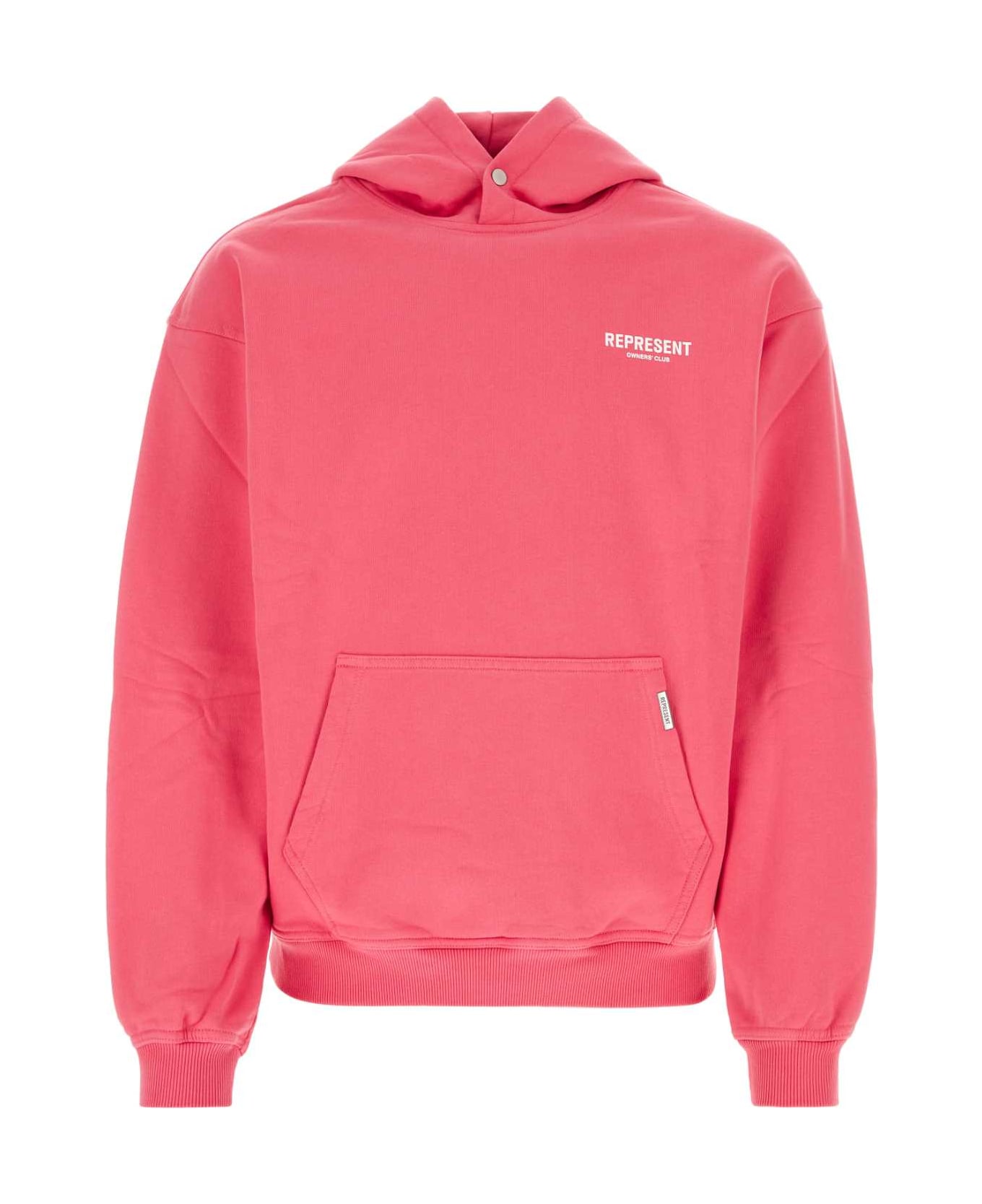 REPRESENT Dark Pink Cotton Sweatshirt - BUBBLEGUMPINK