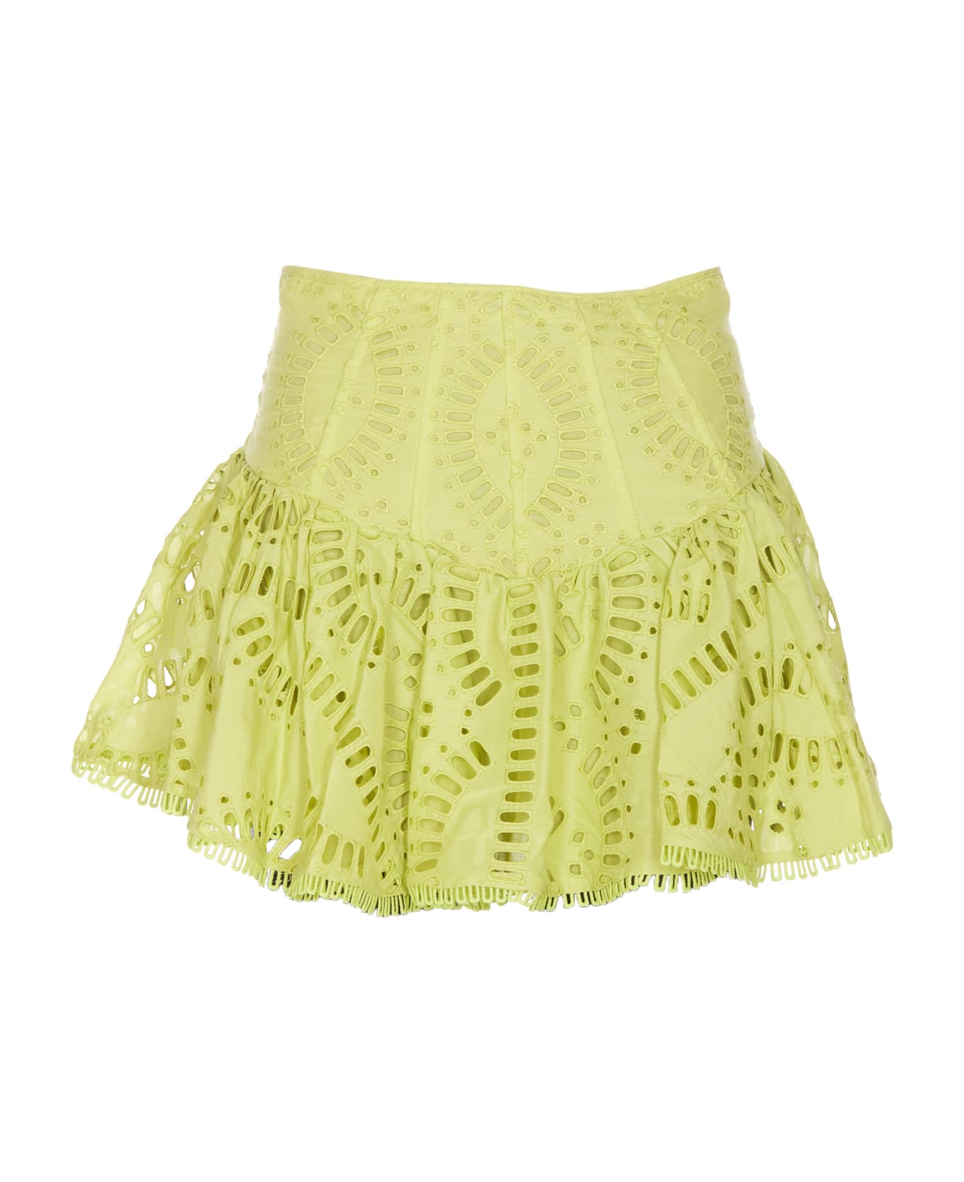 Charo Ruiz Favik Short Skirt - Yellow