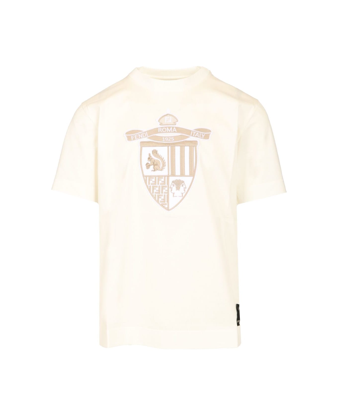 Fendi T-shirt Fendi Roma - White