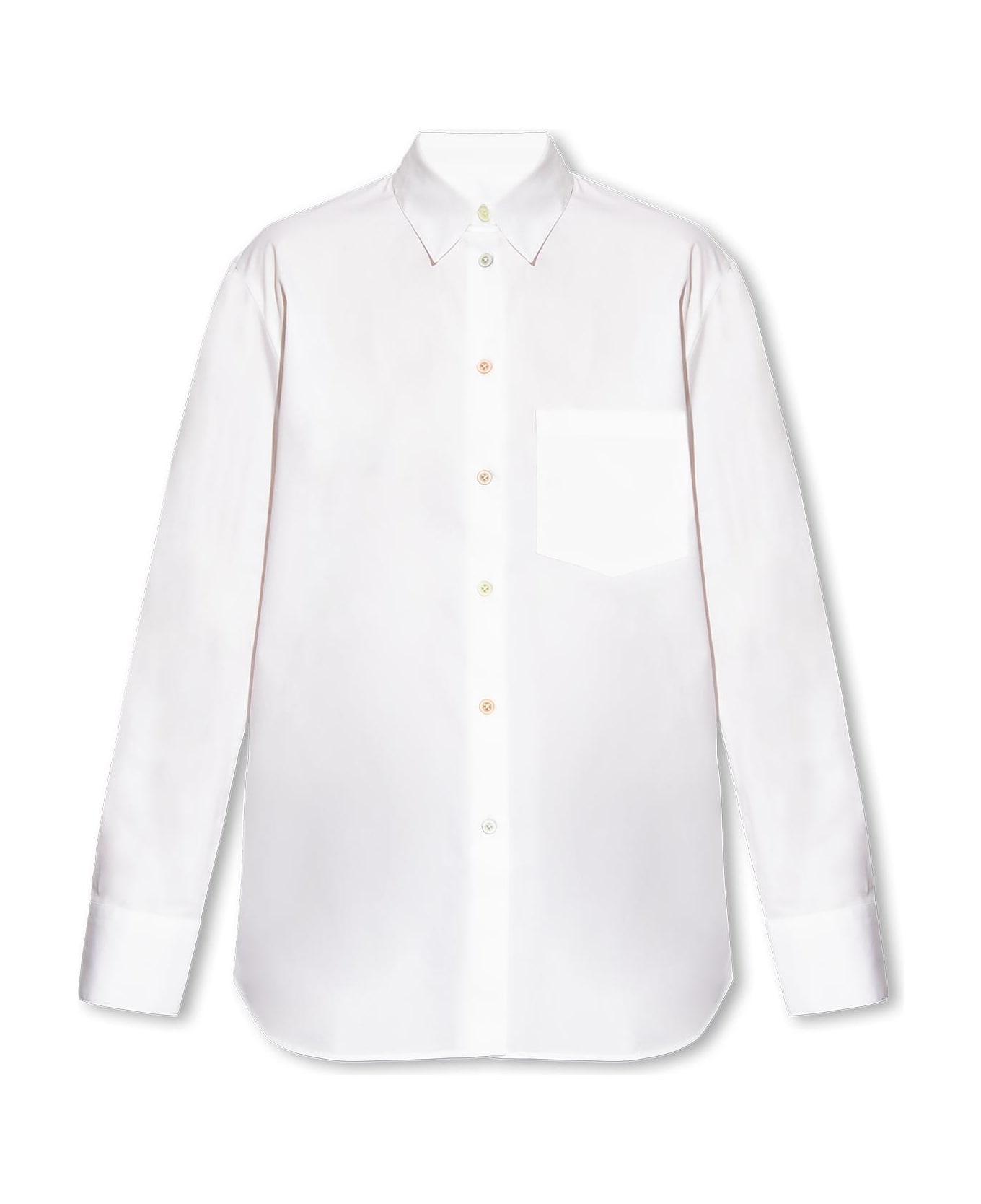 PS by Paul Smith Ps Paul Smith Cotton Shirt Shirt - WHITE シャツ