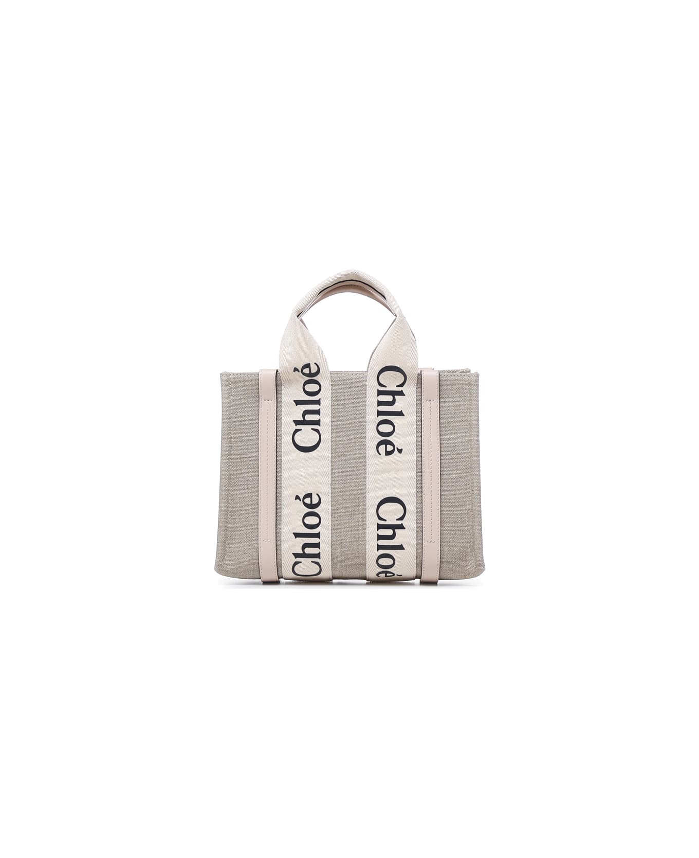 Chloé Small Woody Tote Bag - Cement pink トートバッグ