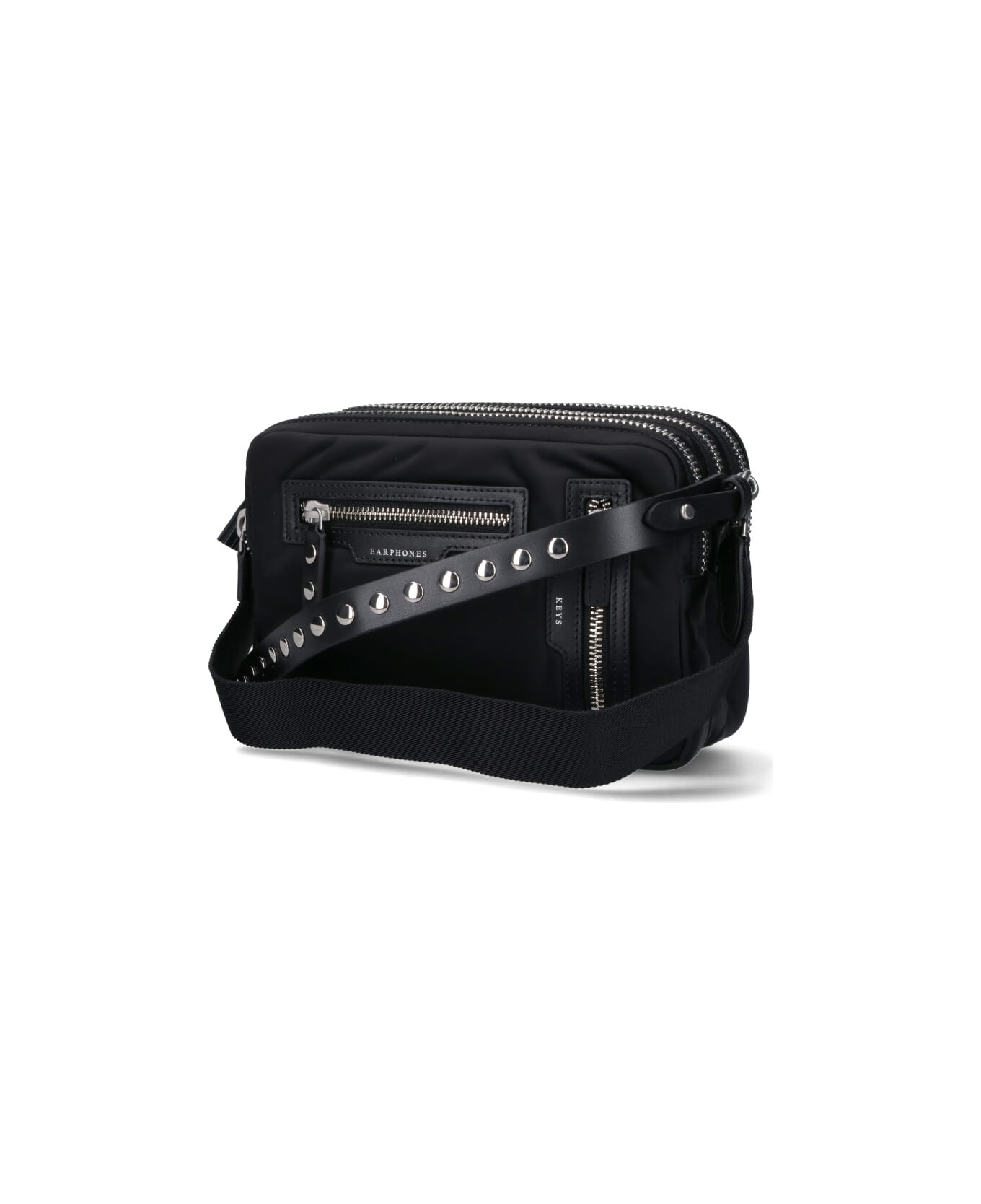 Anya Hindmarch Studs Shoulder Bag - Black  