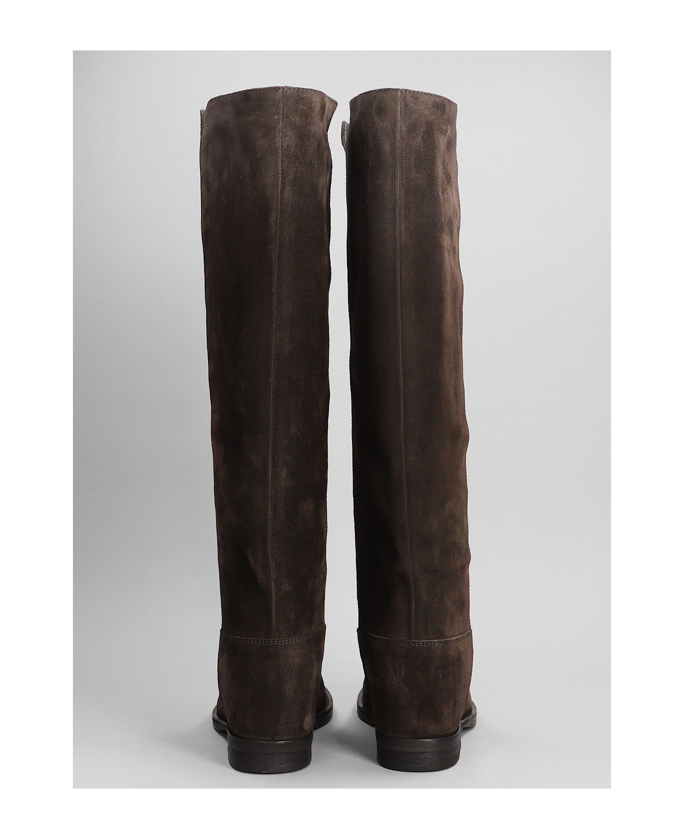 Via Roma 15 In Dark Brown Suede - dark brown