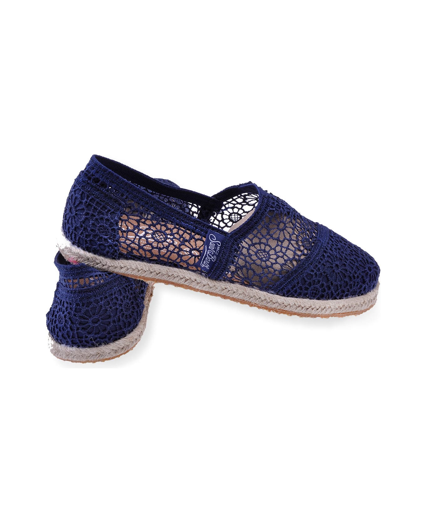 MC2 Saint Barth Blue Macramè Espadrillas - BLUE