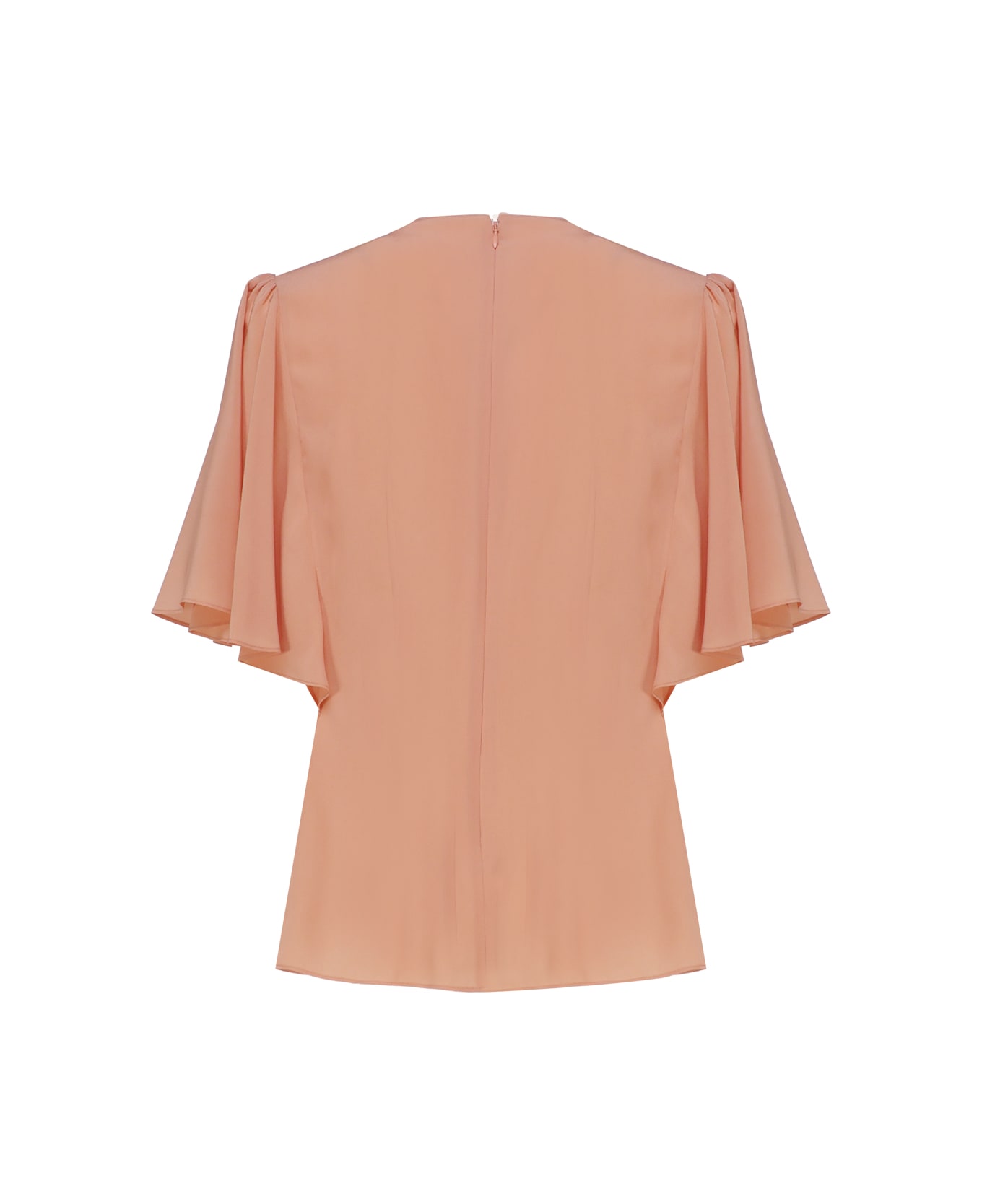 Chloé Top With Cap Sleeves - Pink トップス