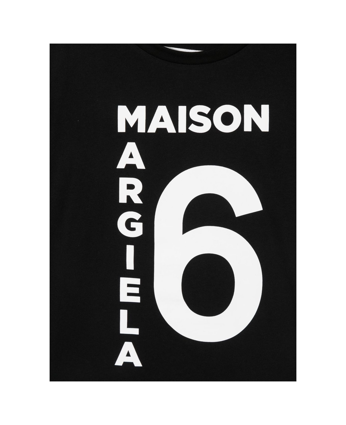 Maison Margiela Black Cotton Tshirt - Nero