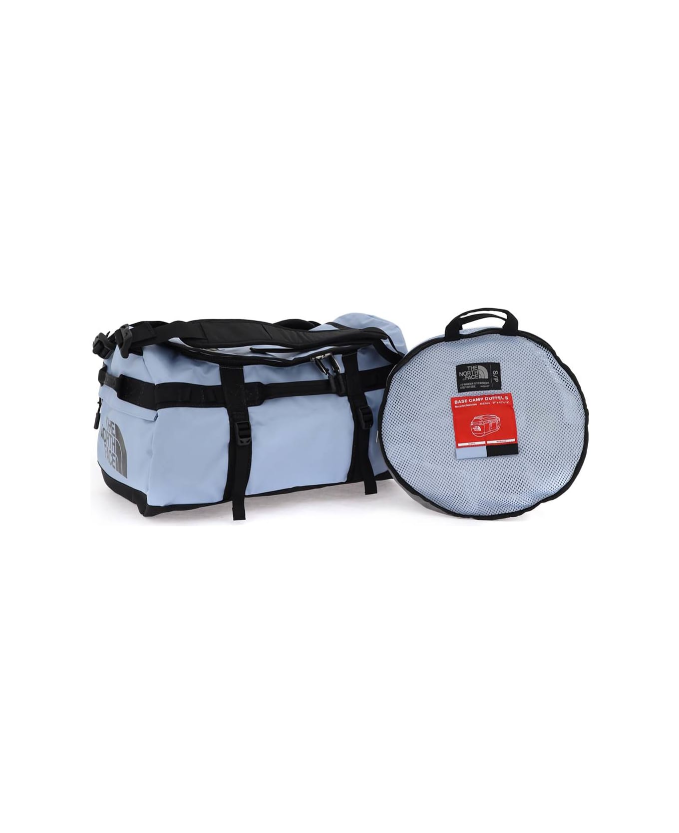 The North Face Small Base Camp Duffel Bag - STEEL BLUE TNF BLACK (Light blue)