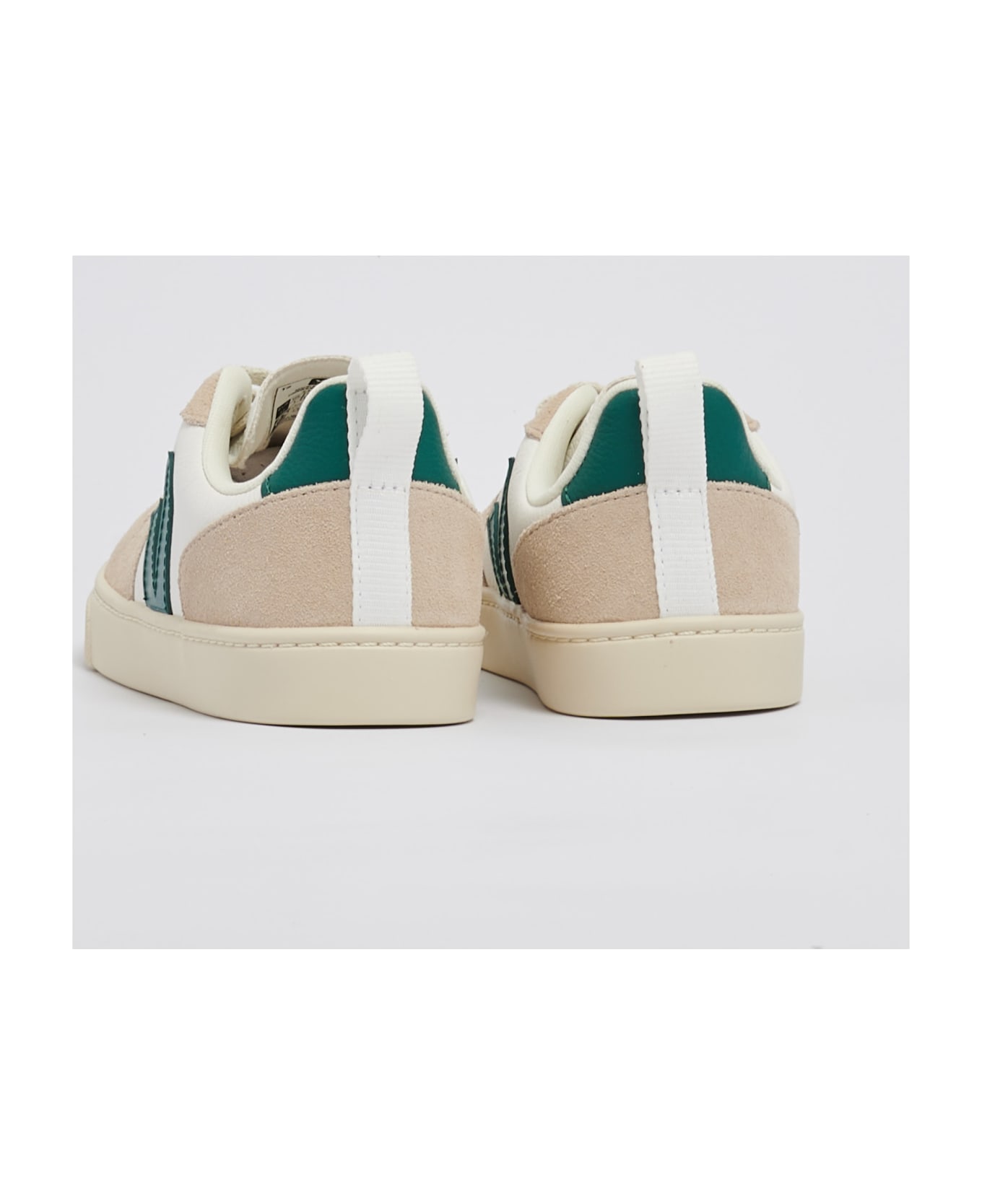 Veja V-10 Lacci Sneaker - BIANCO-VERDE